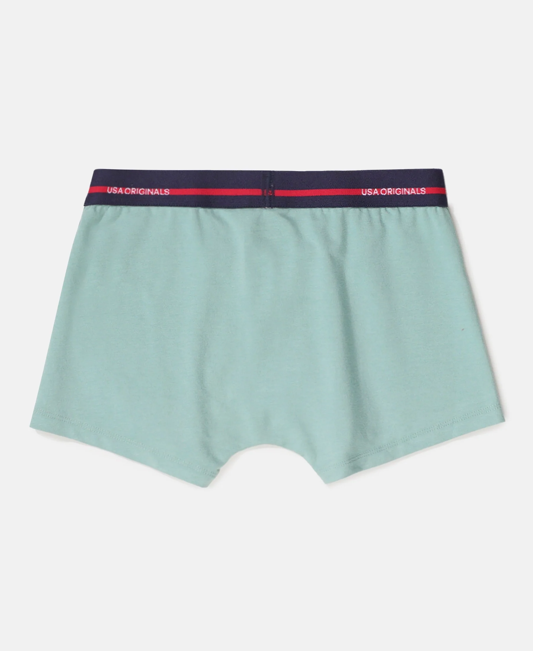 Super Combed Cotton Elastane Stretch Printed Trunk with Ultrasoft Waistband - Navy & Feldspar (Pack of 2) - Image 6
