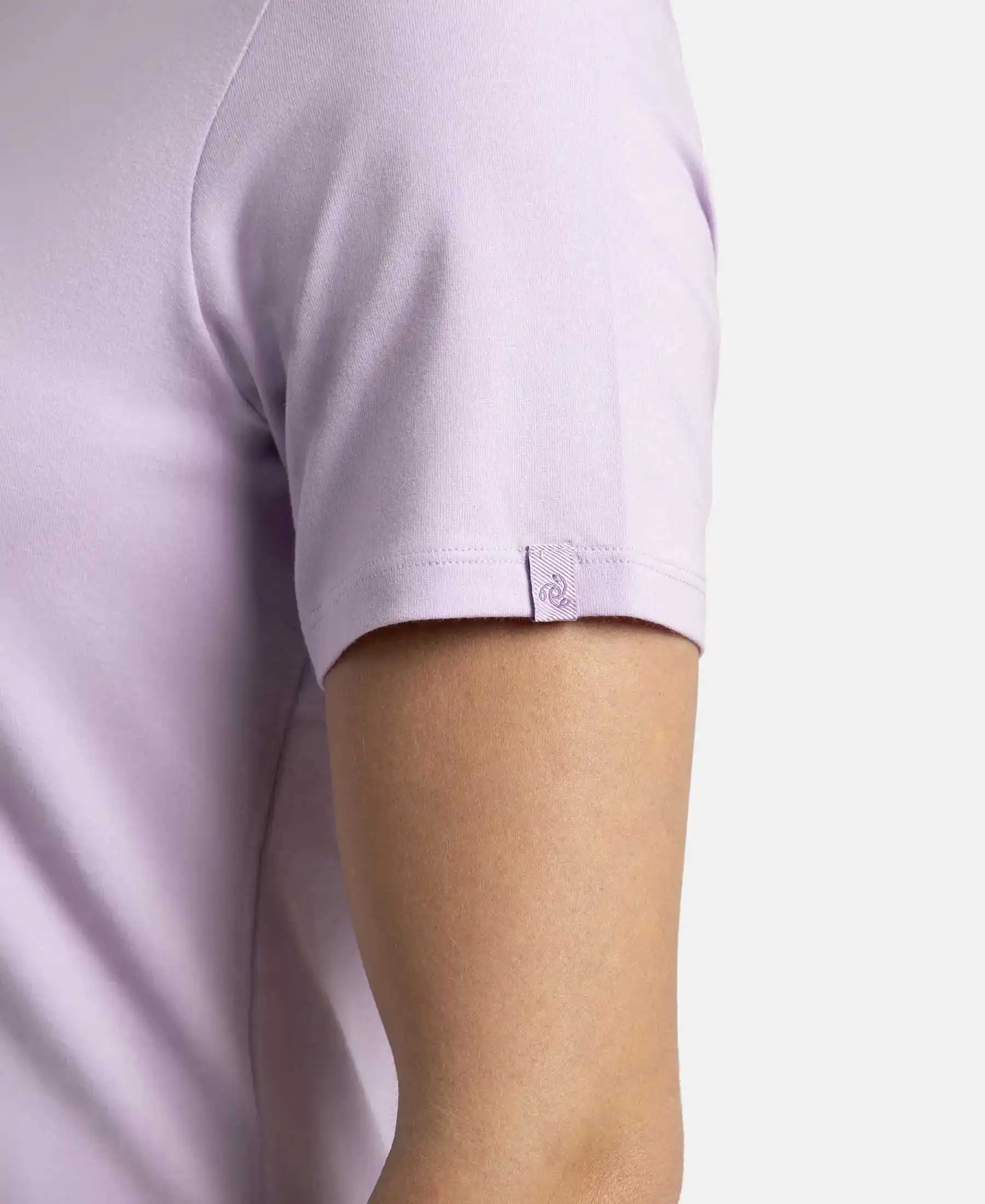 Super Combed Cotton Elastane Stretch Regular Fit Graphic Printed Round Neck Half Sleeve T-Shirt - Orchid Bloom - Image 8