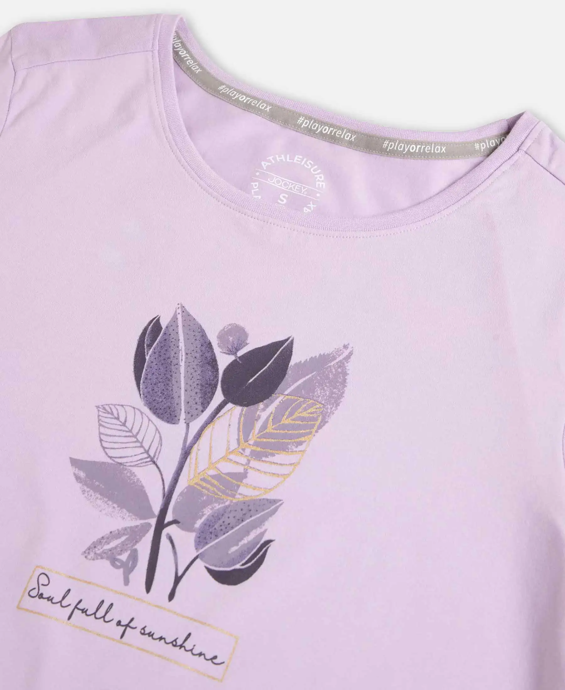 Super Combed Cotton Elastane Stretch Regular Fit Graphic Printed Round Neck Half Sleeve T-Shirt - Orchid Bloom - Image 9