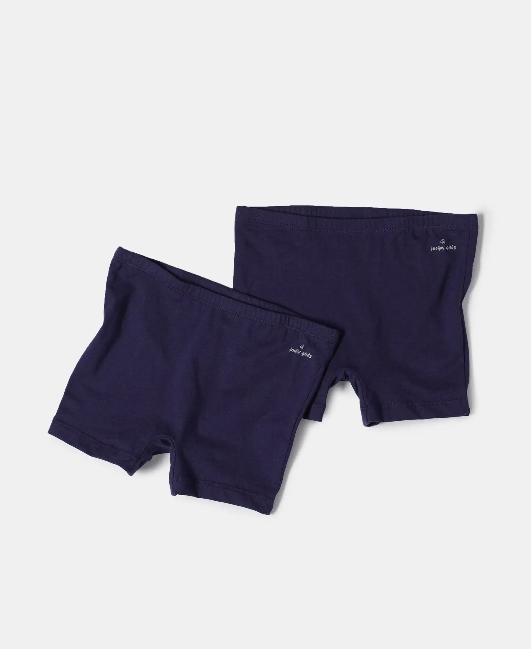 Super Combed Cotton Elastane Stretch Shorties with Ultrasoft Waistband - Classic Navy (Pack of 2) - Image 5