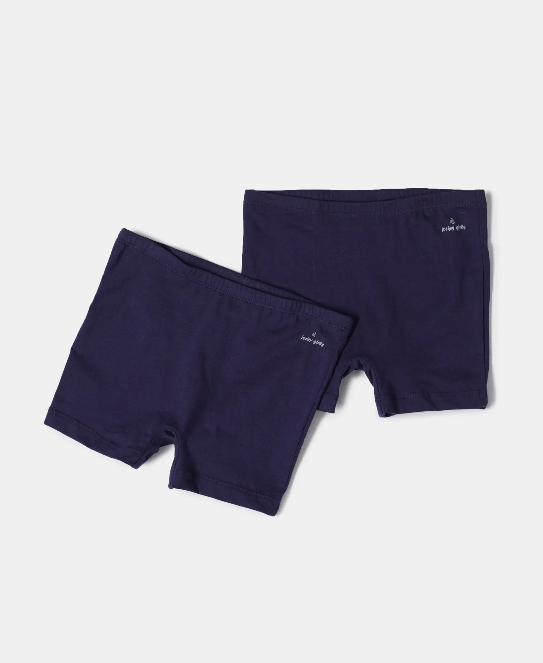 Super Combed Cotton Elastane Stretch Shorties with Ultrasoft Waistband - Classic Navy (Pack of 2) - Image 6