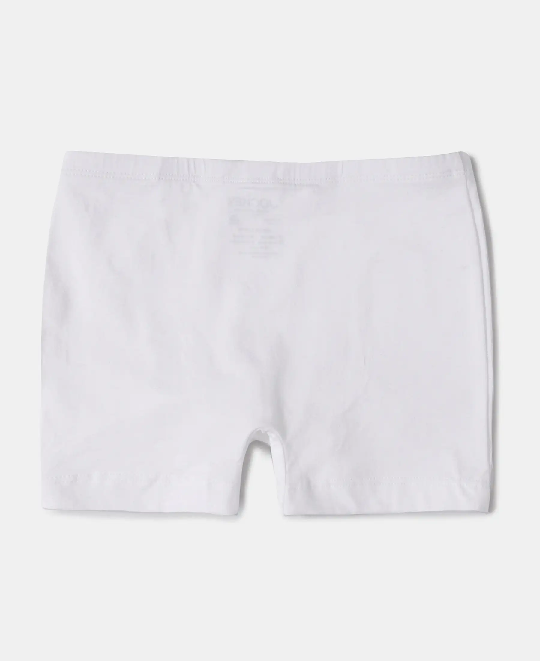 Super Combed Cotton Elastane Stretch Shorties with Ultrasoft Waistband - White (Pack of 2) - Image 3