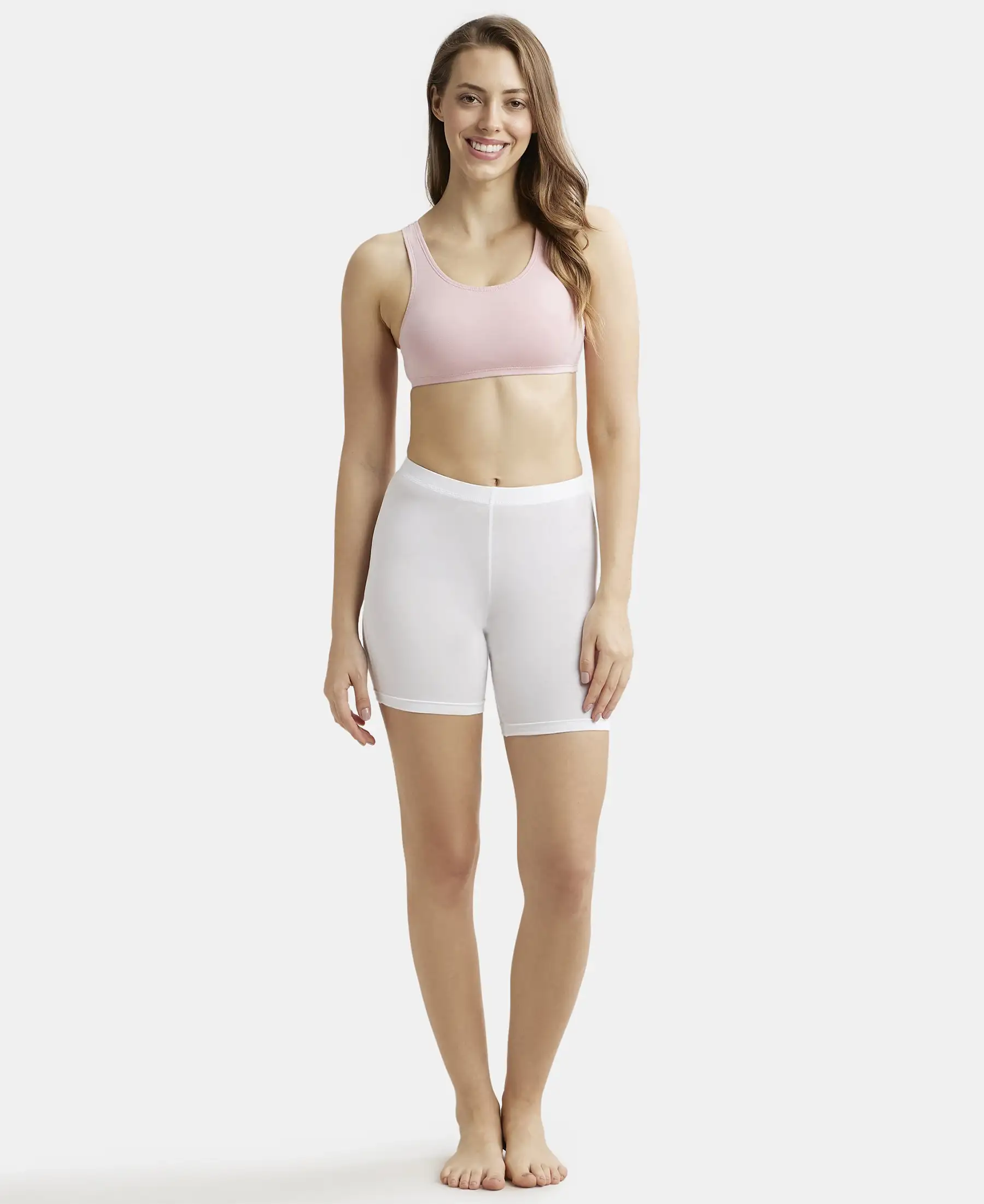 Super Combed Cotton Elastane Stretch Slip On Crop Top With StayFresh Treatment - Crush N Blush - Image 4