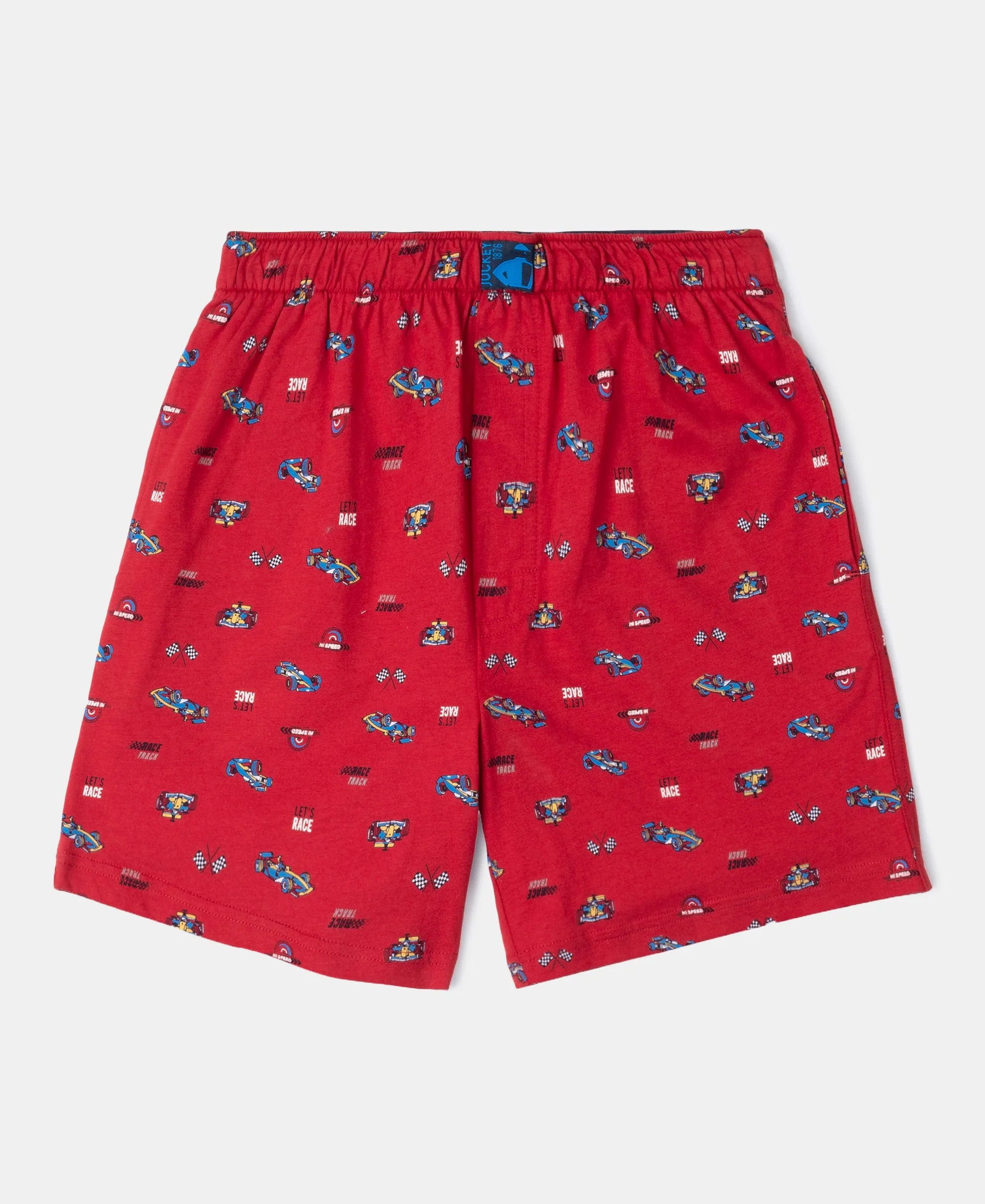 Super Combed Cotton Printed Boxer Shorts with Side Pockets - Chili Pepper & Monument (Pack of 2) - Image 2