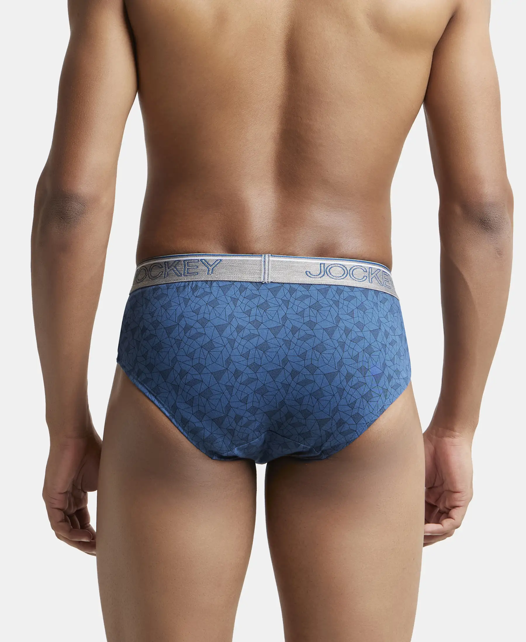 Super Combed Cotton Printed Brief with Ultrasoft Waistband - Assorted (Pack of 2) - Image 12