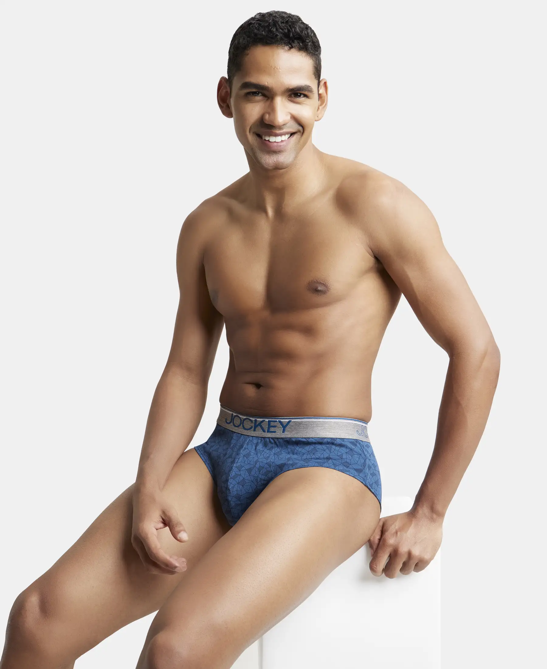 Super Combed Cotton Printed Brief with Ultrasoft Waistband - Assorted (Pack of 2) - Image 15