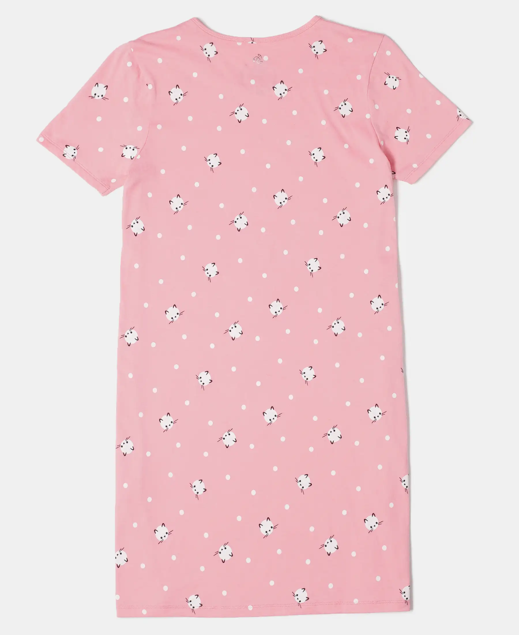 Girl's Super Combed Cotton Printed Dress with Matching Headband - Assorted - Image 10