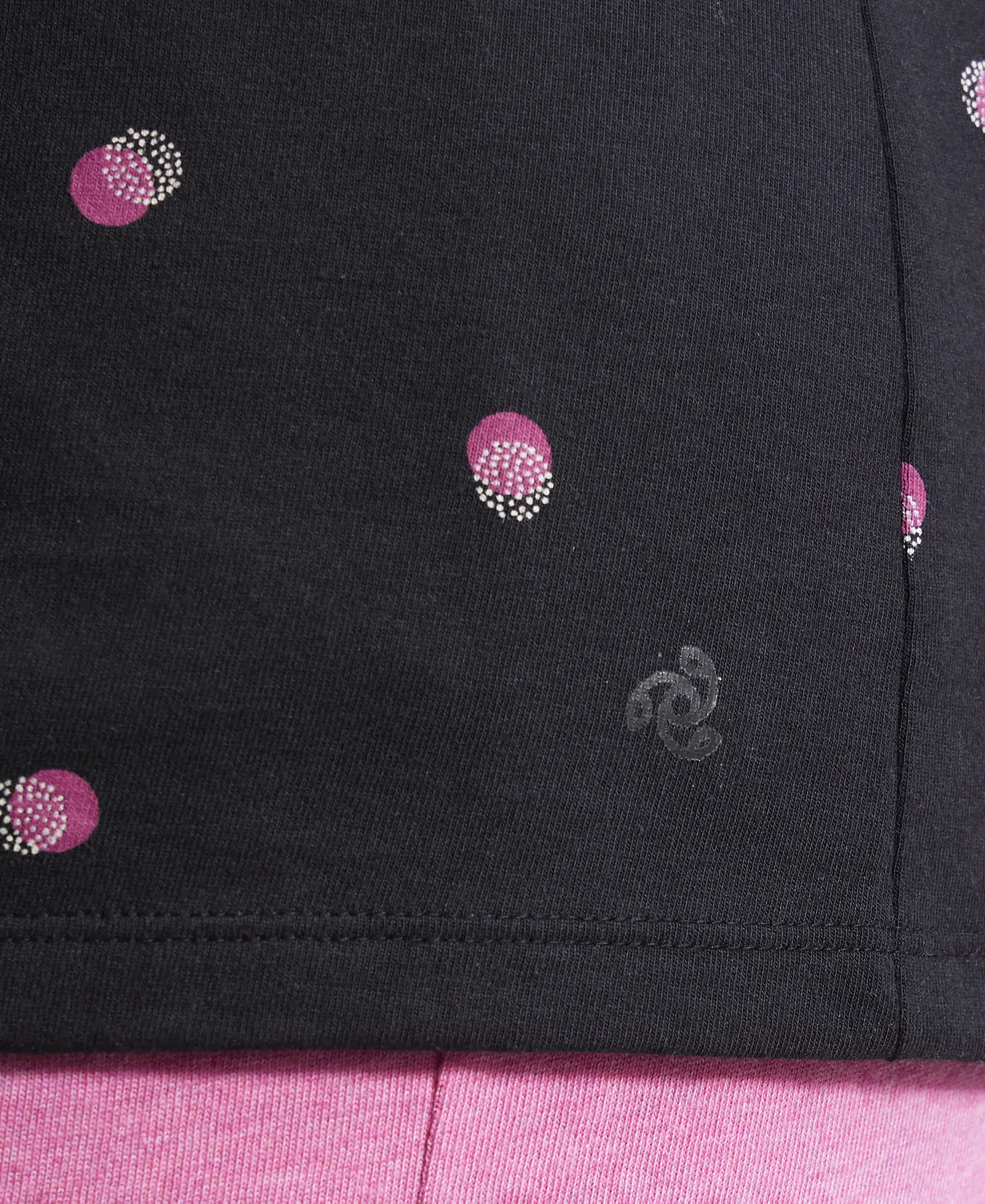 Super Combed Cotton Relaxed Fit Printed Half Sleeve T-Shirt - Black - Image 6