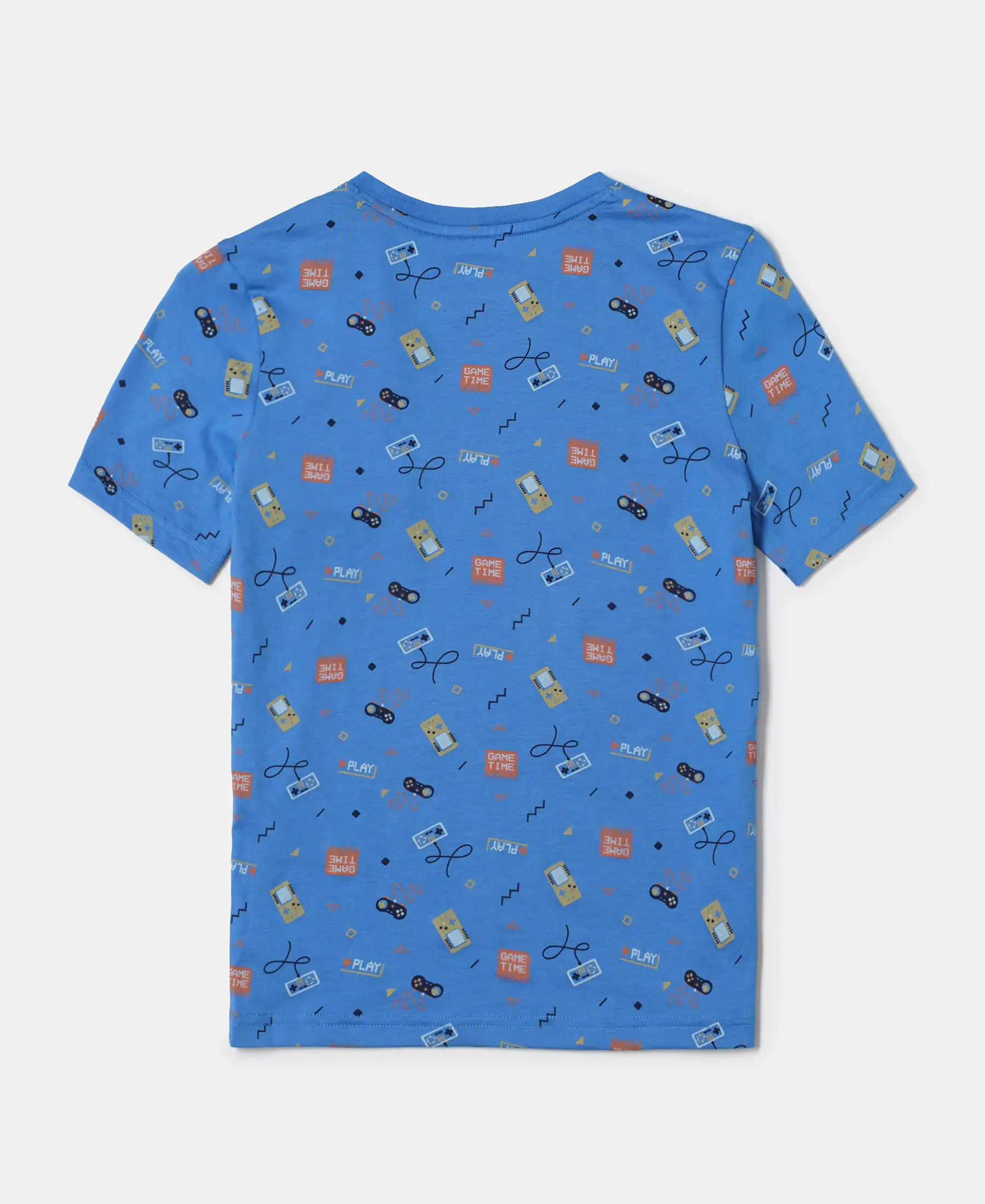 Boy's Super Combed Cotton Printed Half Sleeve T-Shirt - Assorted - Image 6
