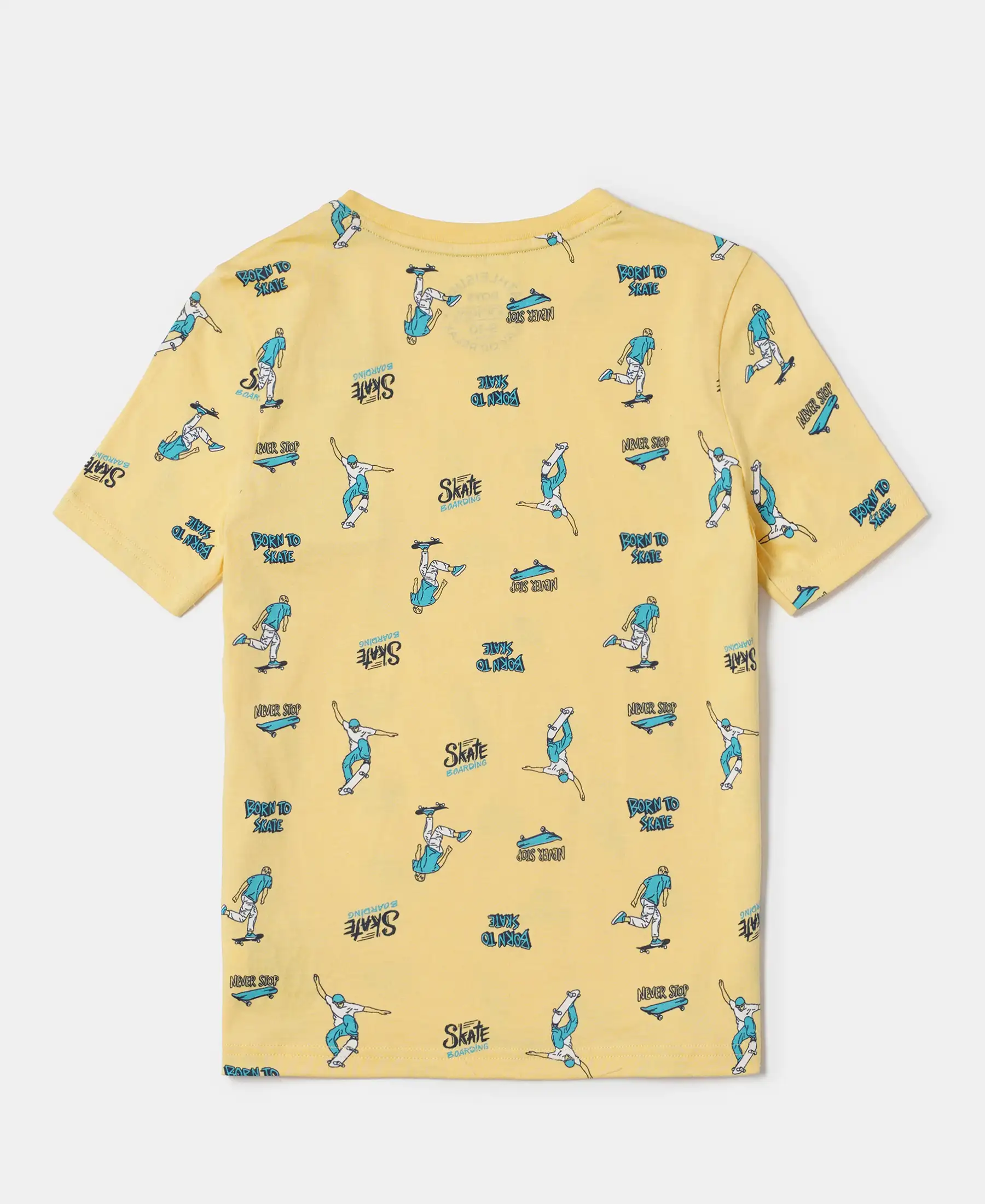 Boy's Super Combed Cotton Printed Half Sleeve T-Shirt - Assorted - Image 8