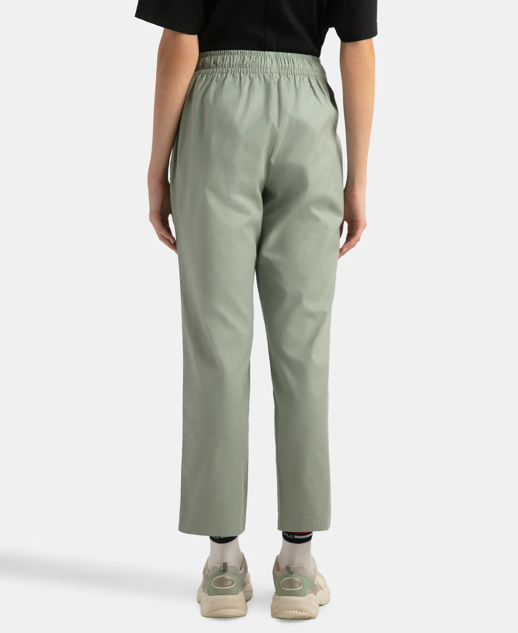 Super Combed Cotton Regular Fit Hybrid Pants - Iceberg Green - Image 4