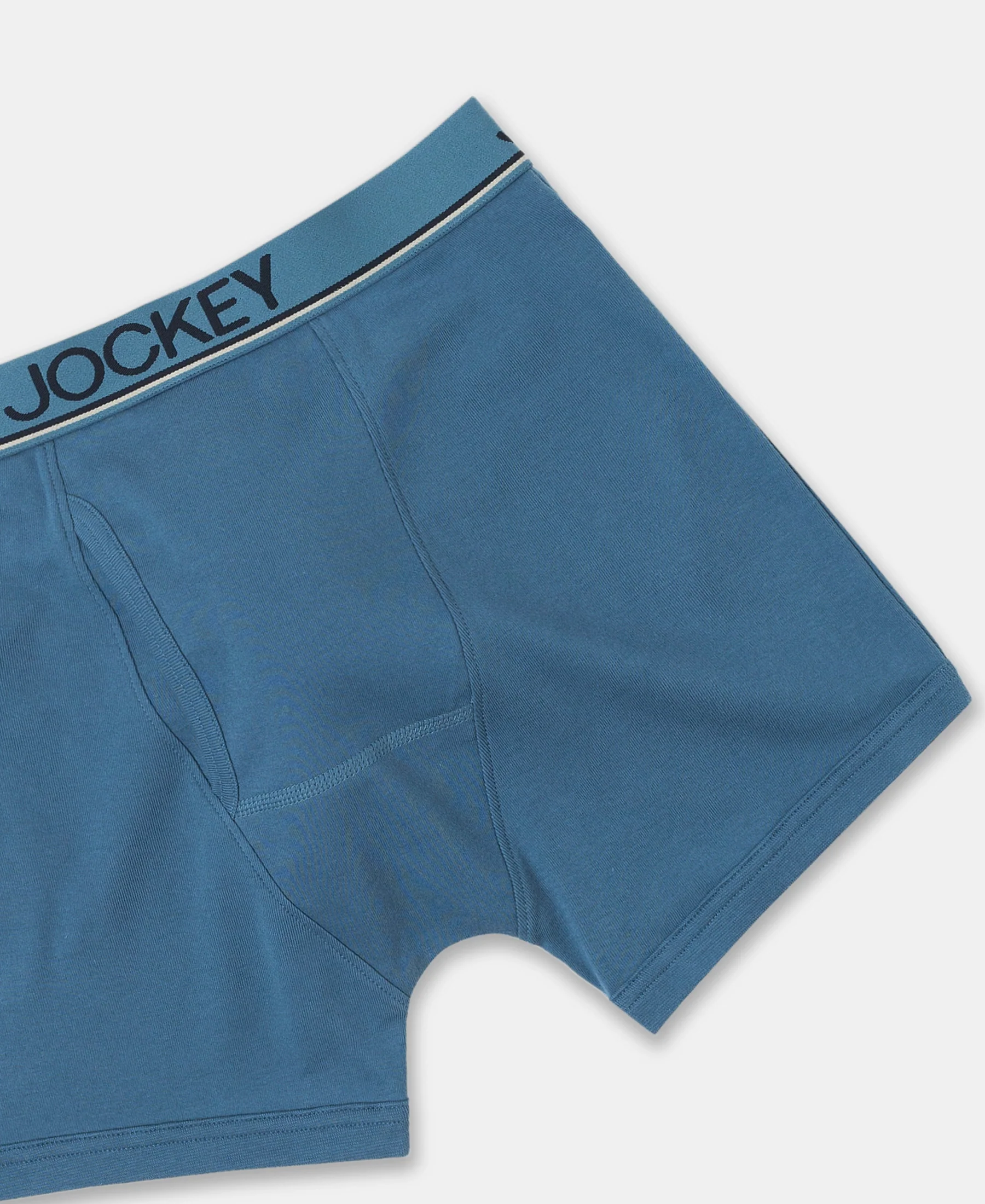 Super Combed Cotton Rib Solid Boxer Brief with Ultrasoft and Durable Waistband - Stellar - Image 8