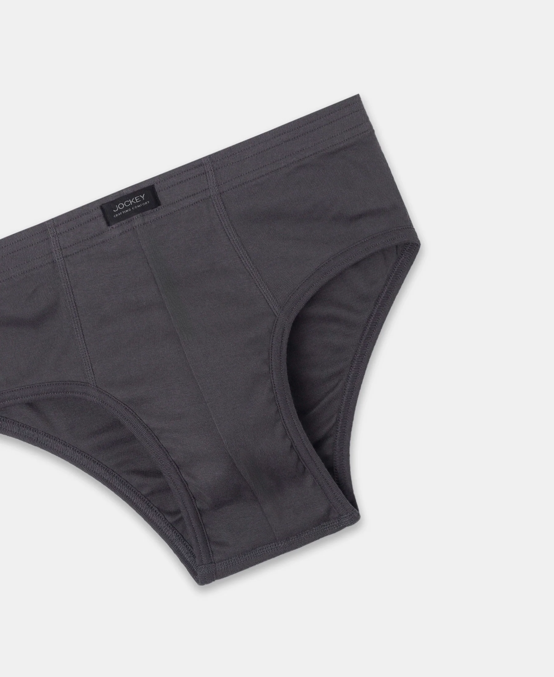 Super Combed Cotton Rib Solid Brief with StayFresh Treatment - Magnet (Pack of 2) - Image 9