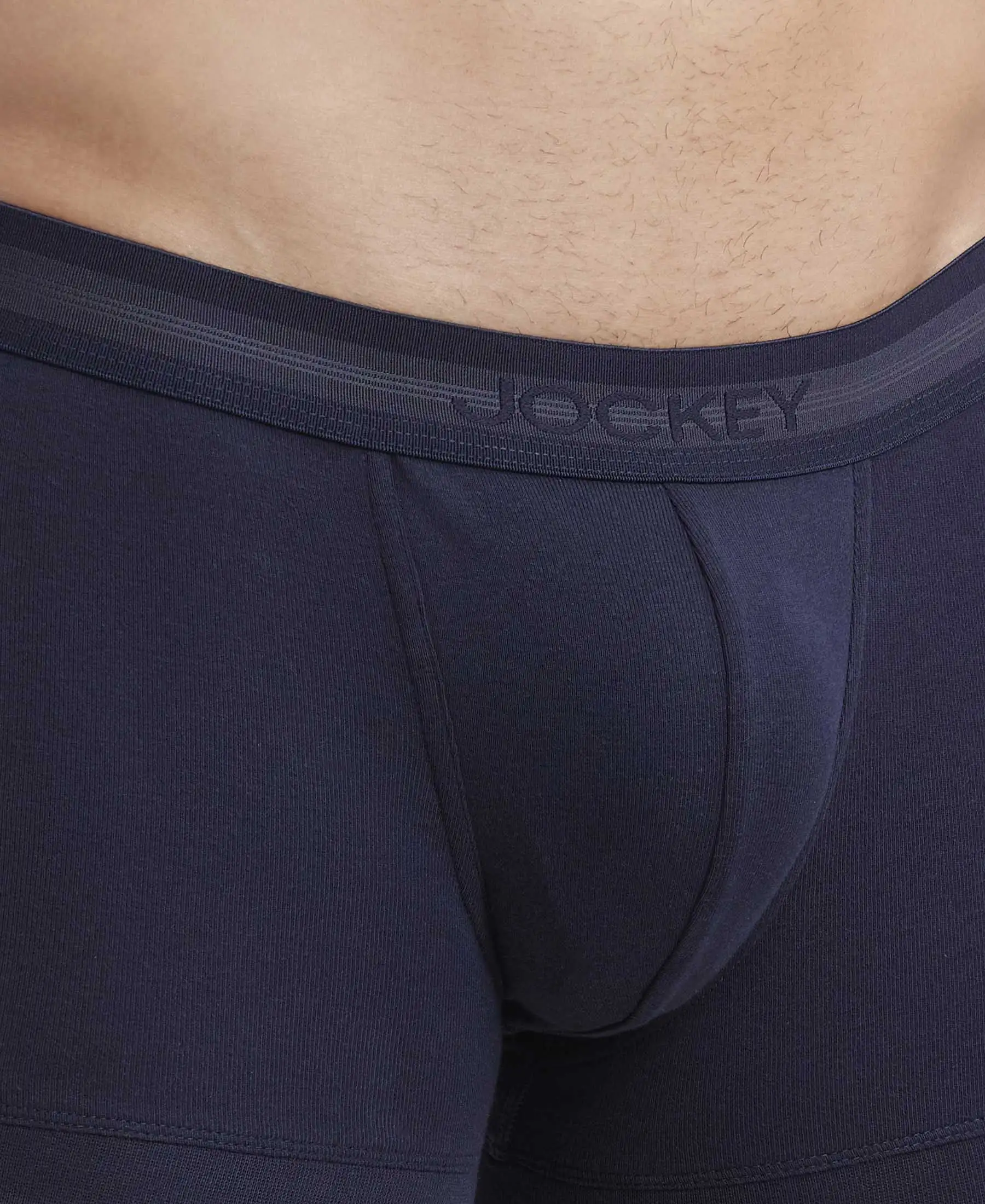 Super Combed Cotton Rib Solid Trunk with StayFresh Treatment - Deep Navy - Image 6