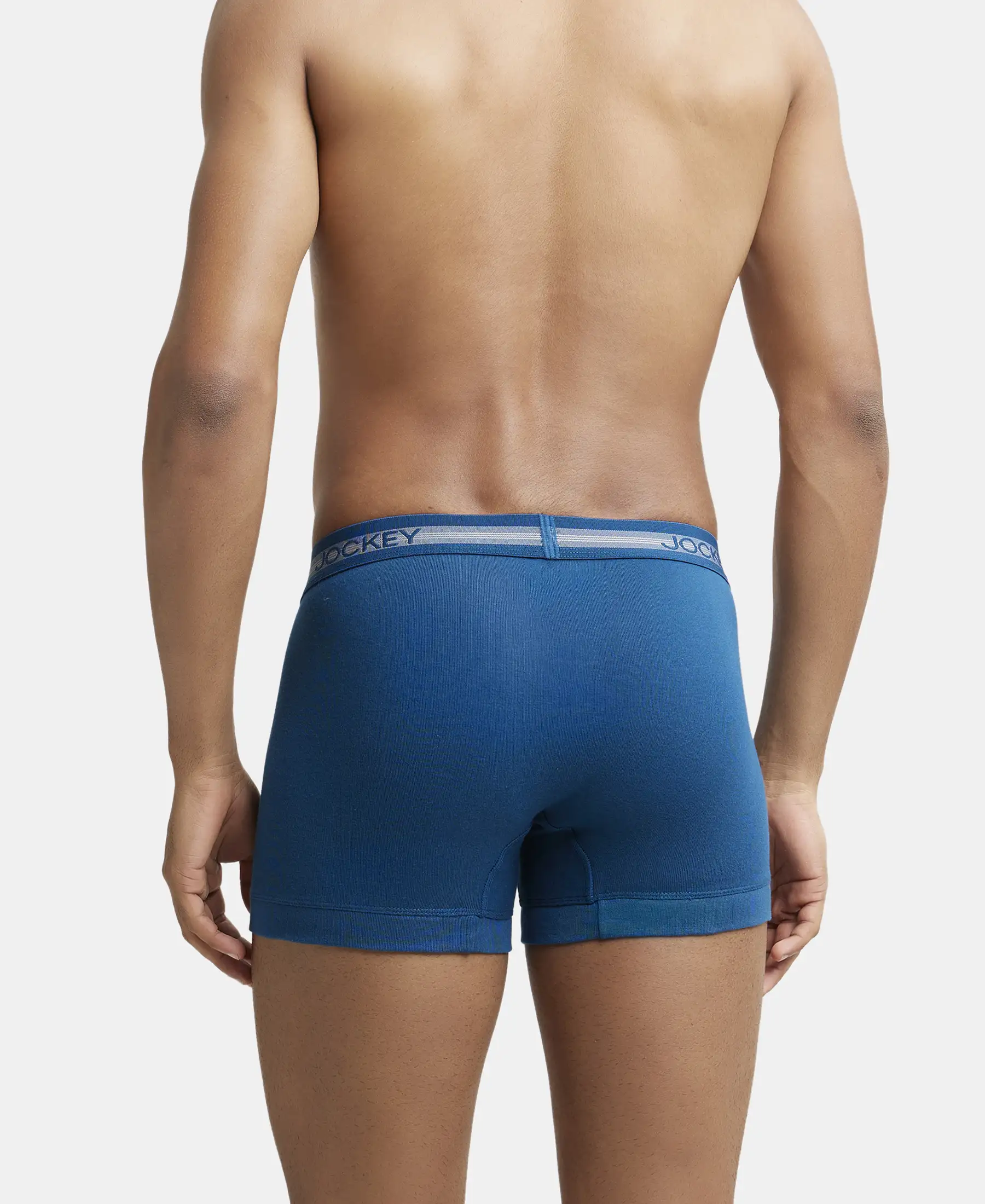 Super Combed Cotton Rib Solid Trunk with StayFresh Treatment - Poseidon - Image 3