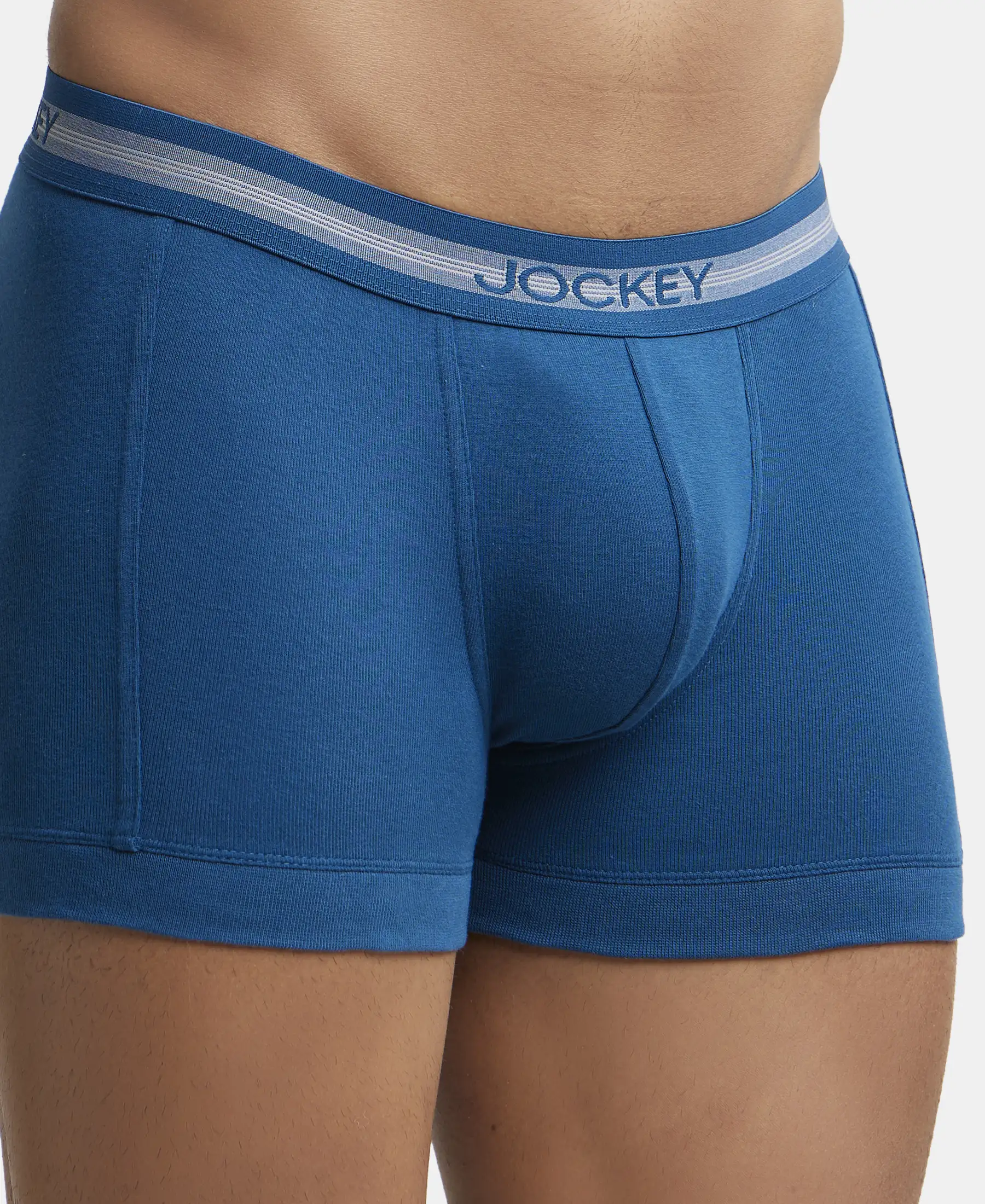 Super Combed Cotton Rib Solid Trunk with StayFresh Treatment - Poseidon - Image 6