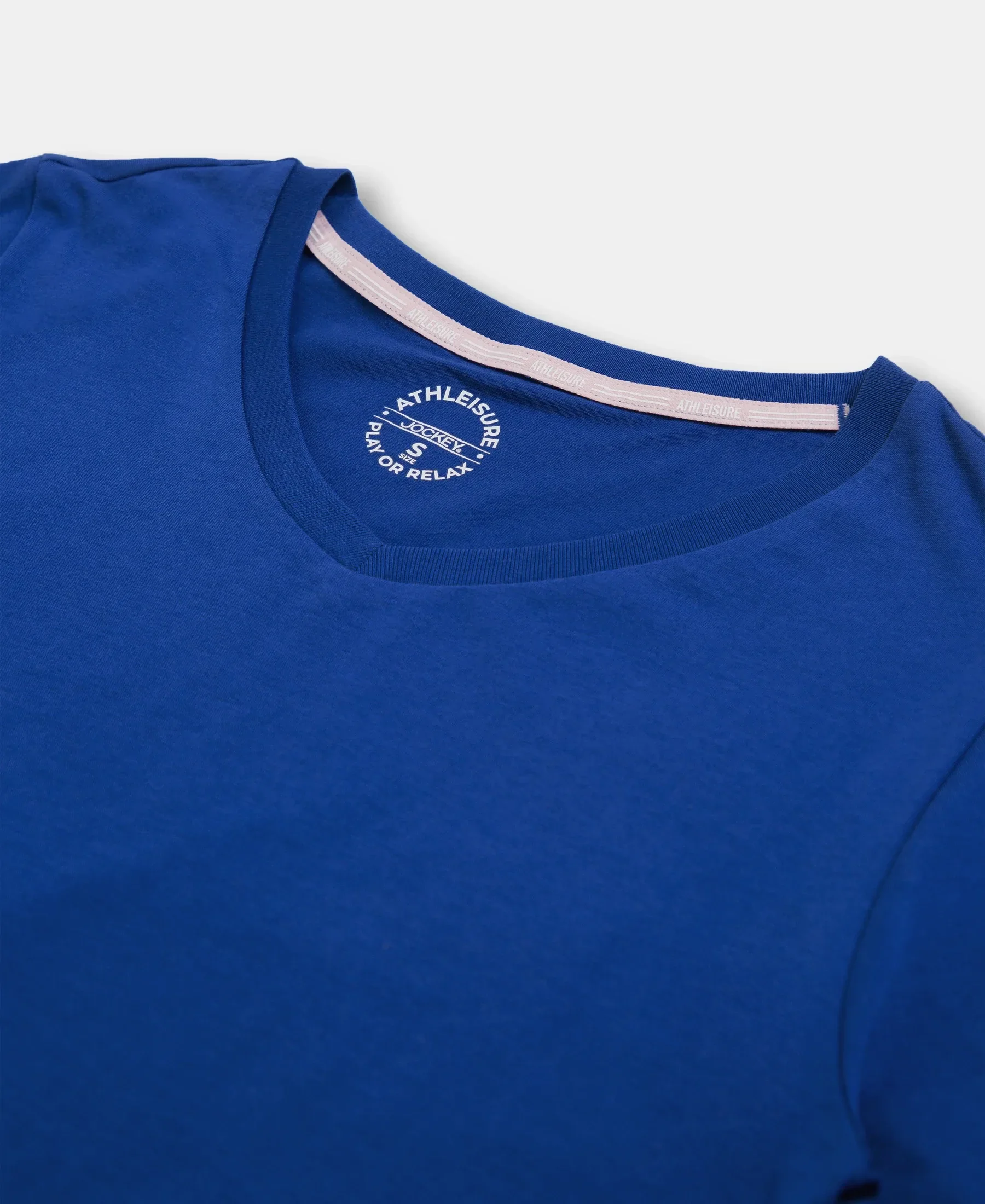 Super Combed Cotton Rich Fabric Relaxed Fit V-Neck Half Sleeve T-Shirt - Mazarine Blue - Image 8