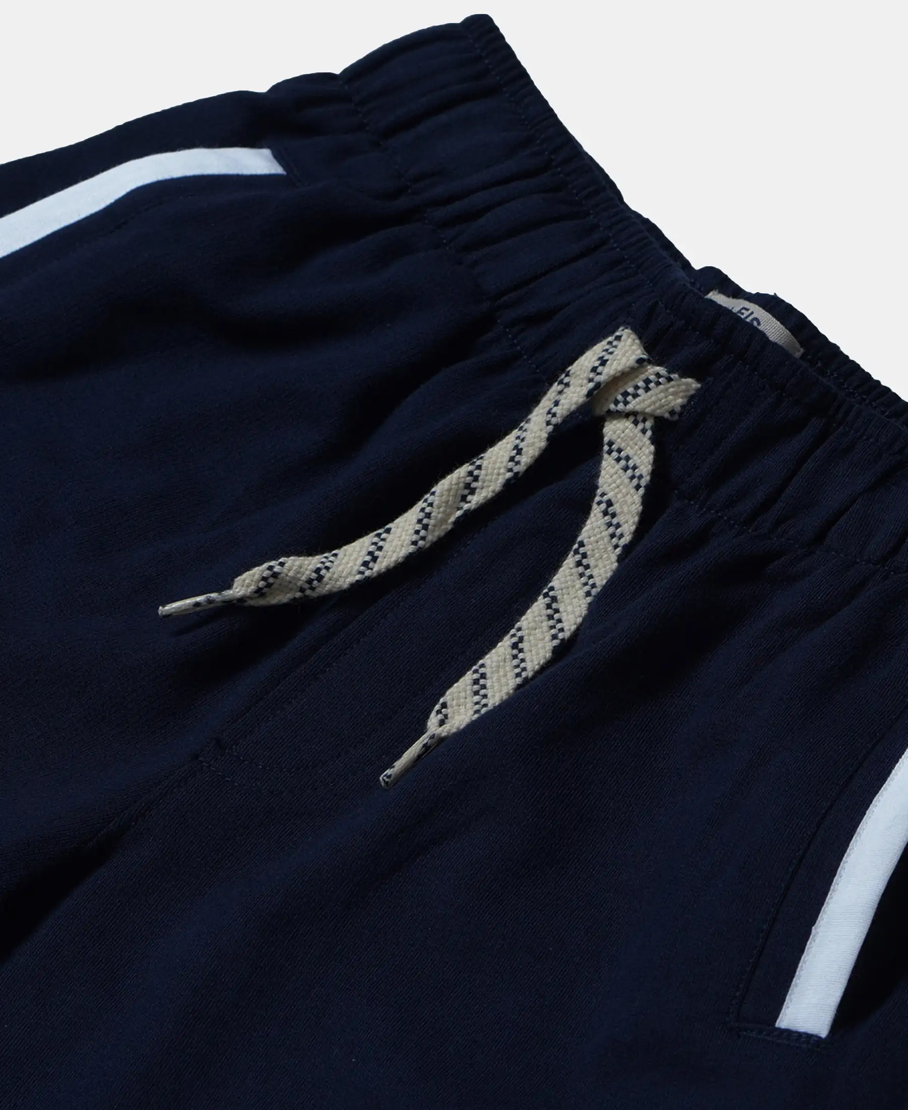 Boy's Super Combed Cotton Rich French Terry Graphic Printed Shorts with Turn Up Hem Styling - Navy - Image 3