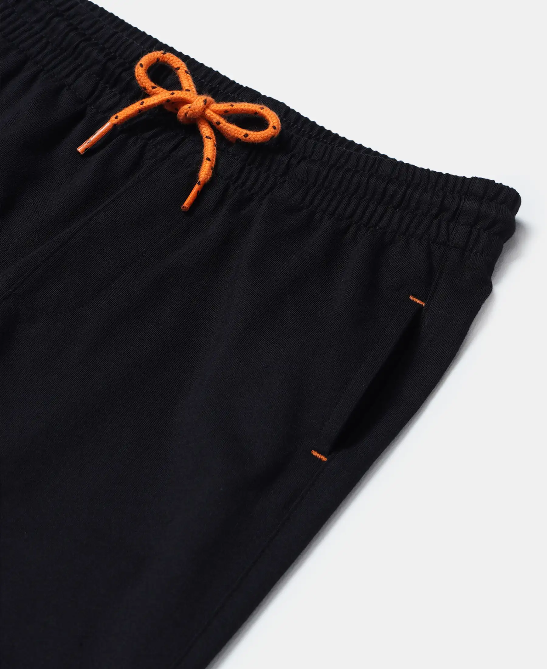 Boy's Super Combed Cotton Rich Graphic Printed Joggers with Elasticated Hem - Black - Image 3