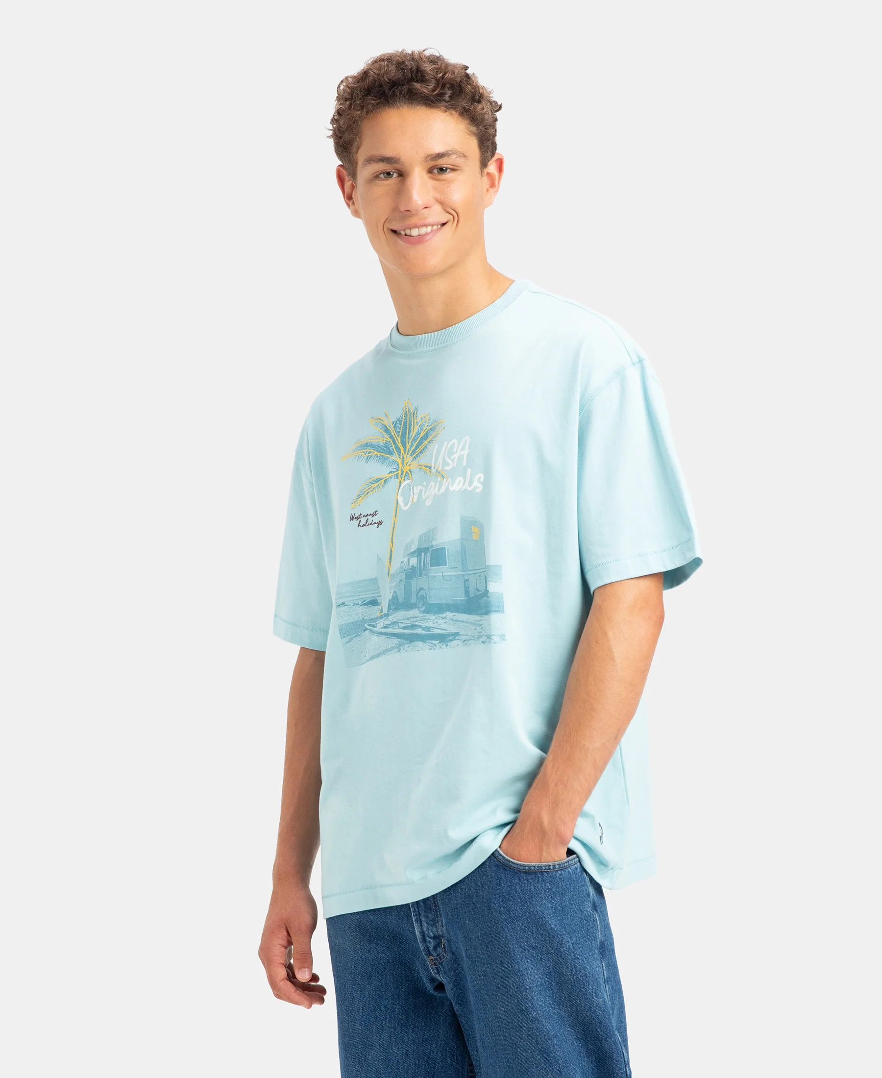 Super Combed Cotton Rich Graphic Printed Oversized T-Shirt - Sea Angel USA - Image 2