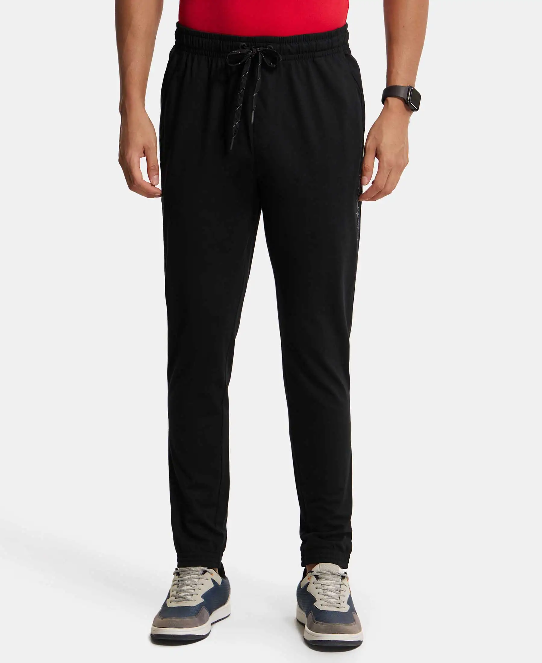 Super Combed Cotton Rich Jogger with StayFresh Treatment - Black