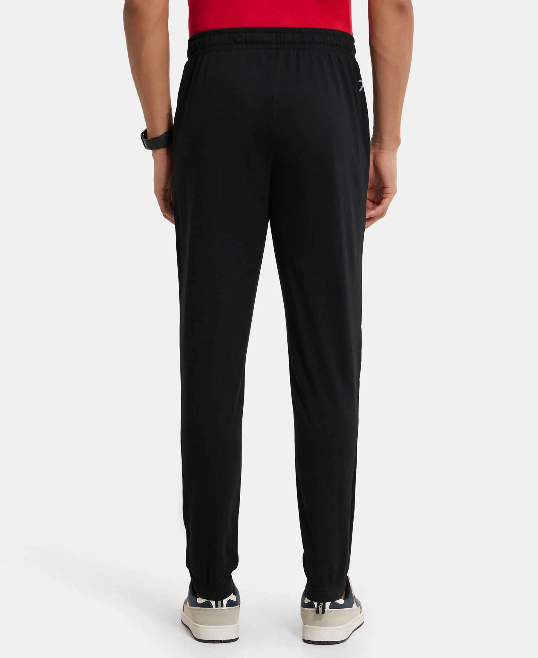 Super Combed Cotton Rich Jogger with StayFresh Treatment - Black - Image 3