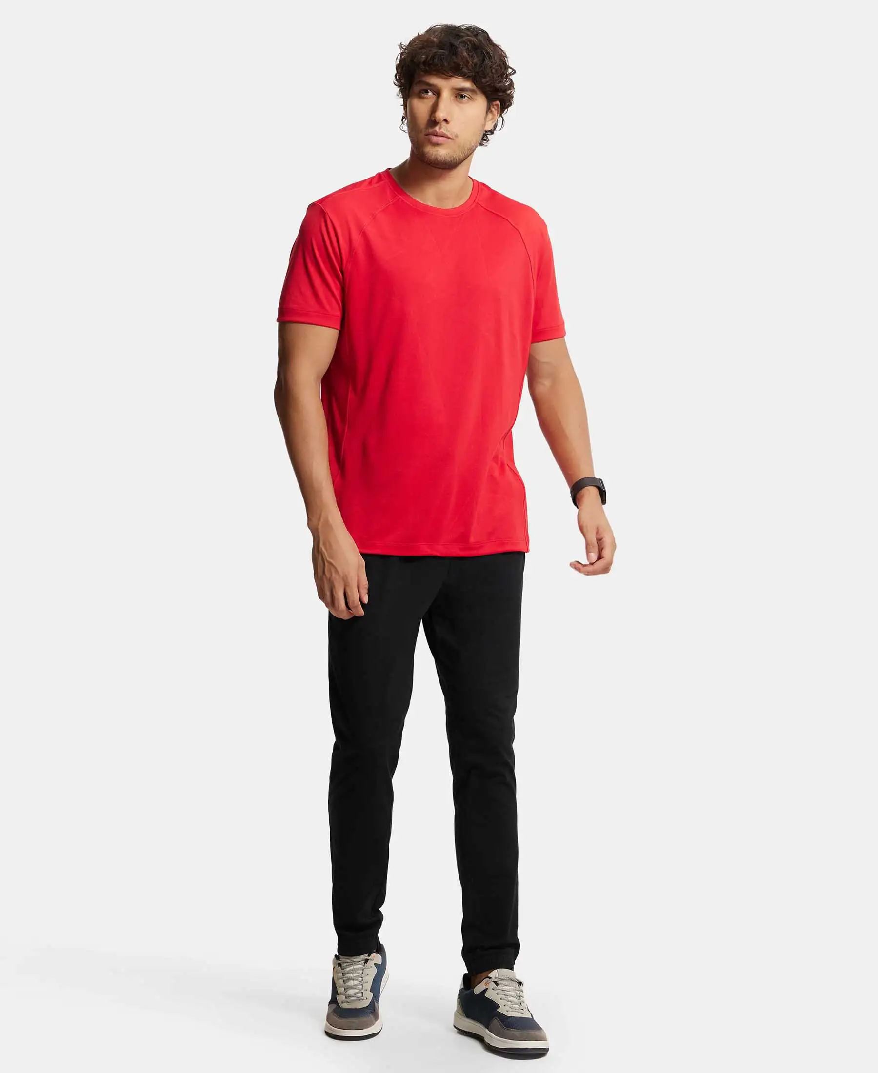 Super Combed Cotton Rich Jogger with StayFresh Treatment - Black - Image 4