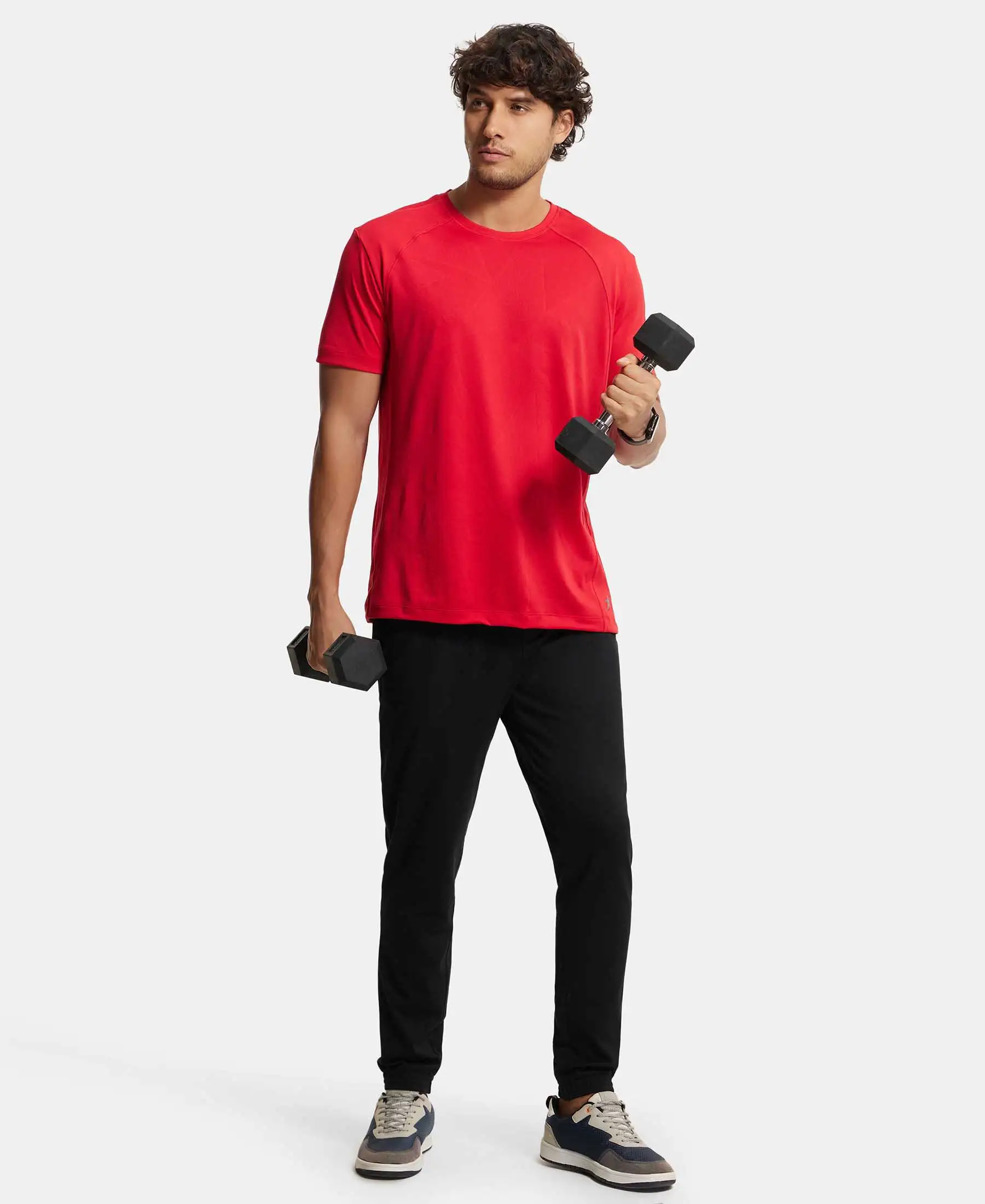 Super Combed Cotton Rich Jogger with StayFresh Treatment - Black - Image 6