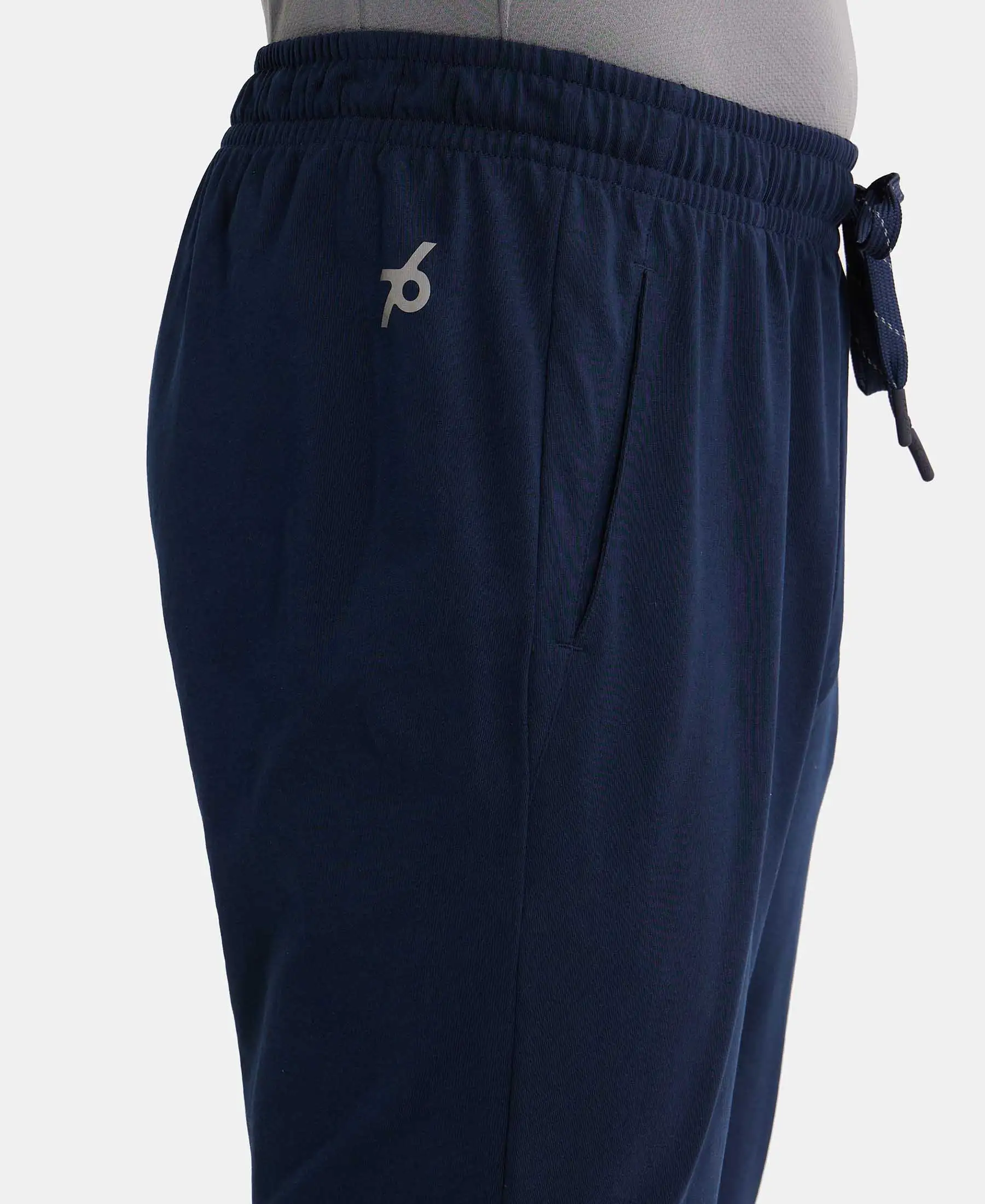 Super Combed Cotton Rich Jogger with StayFresh Treatment - Navy - Image 7