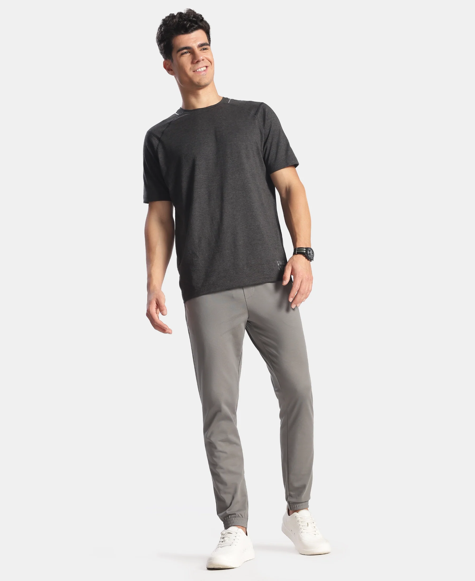 Super Combed Cotton Rich Jogger with StayFresh Treatment - Weathervane - Image 4