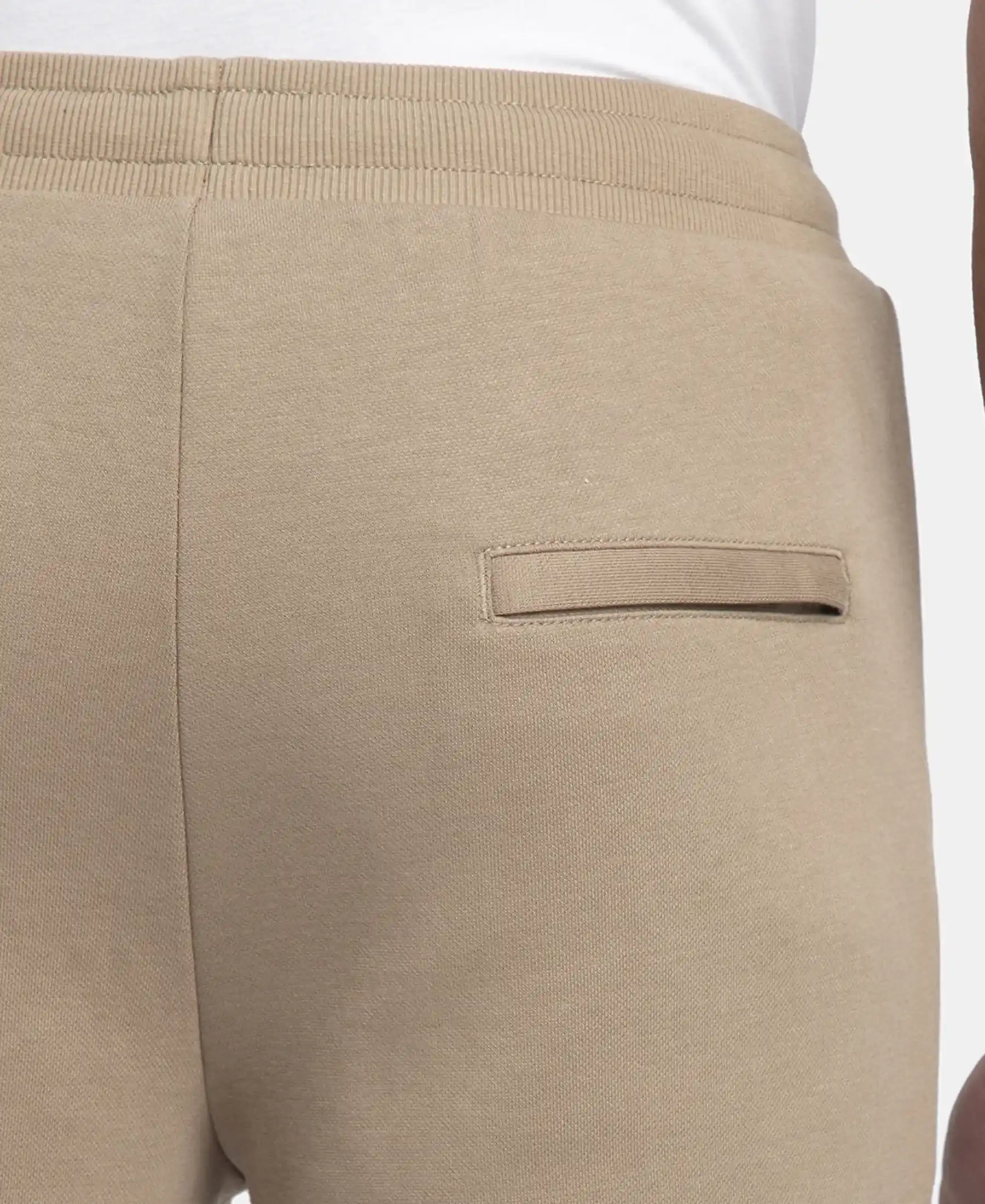 Super Combed Cotton Rich Pique Slim Fit Trackpant with Side Zipper Pockets - Desert Taupe - Image 8