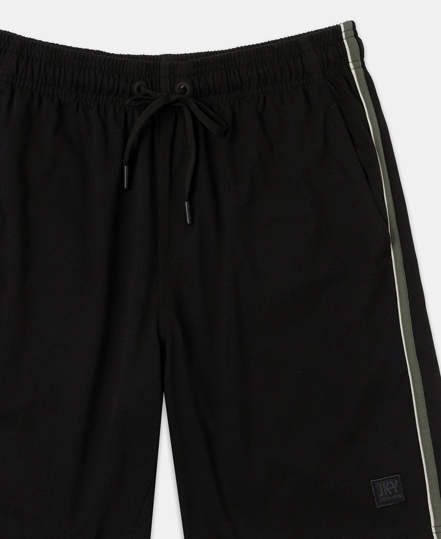 Super Combed Cotton Rich Regular Fit Shorts with Side Pockets - Black - Image 9