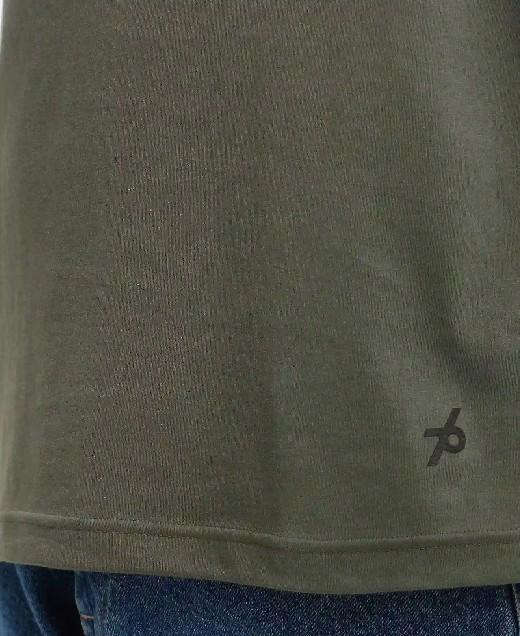 Super Combed Cotton Rich Round Neck Half Sleeve T-Shirt - Deep Olive - Image 7