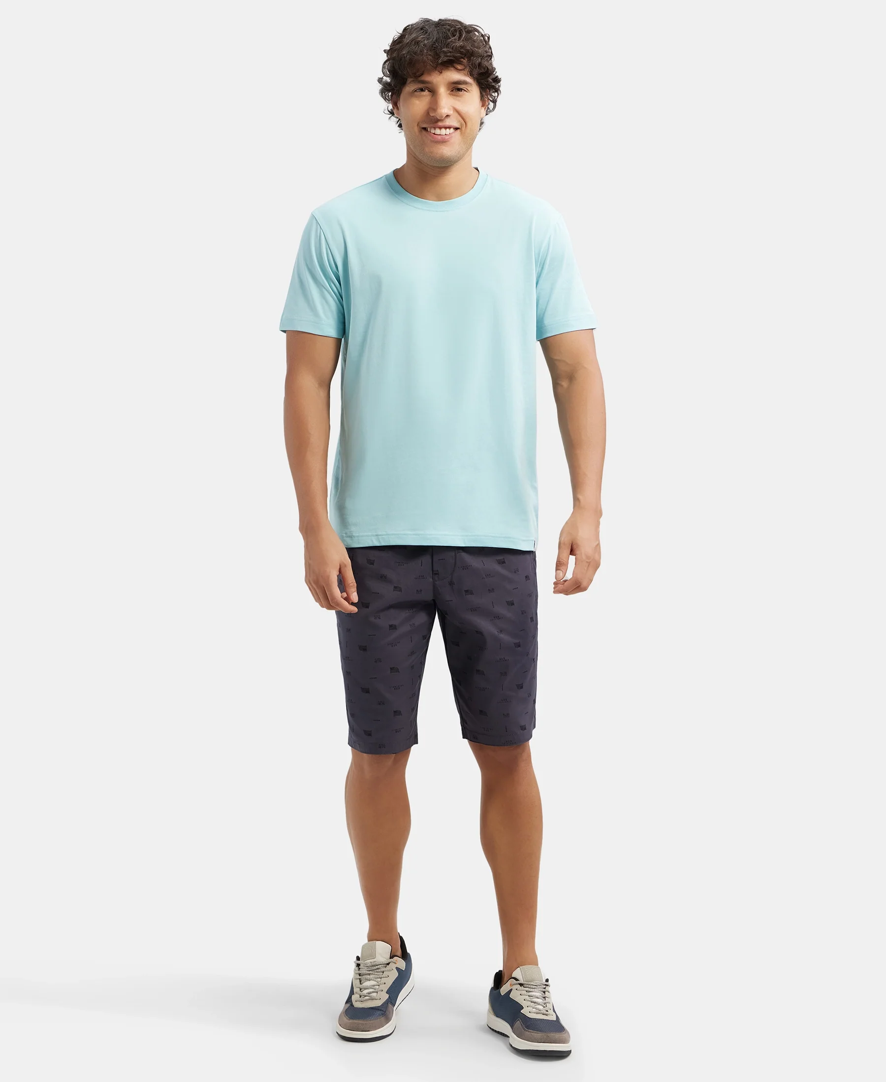 Super Combed Cotton Rich Round Neck Half Sleeve T-Shirt - Sea Angel - Image 4