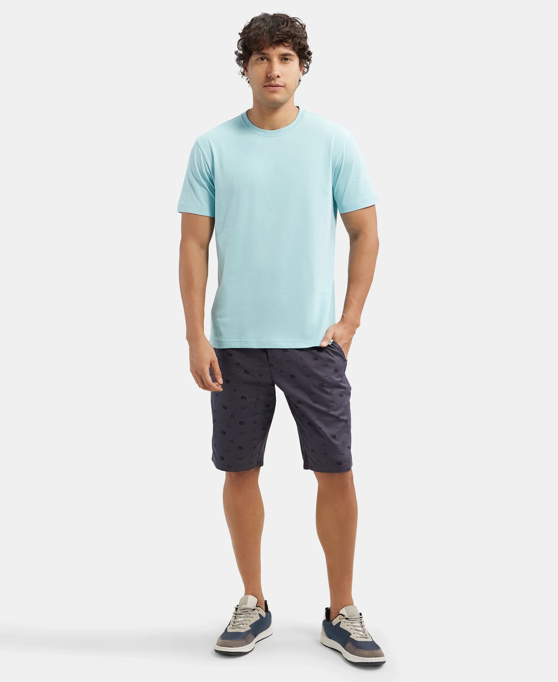 Super Combed Cotton Rich Round Neck Half Sleeve T-Shirt - Sea Angel - Image 6