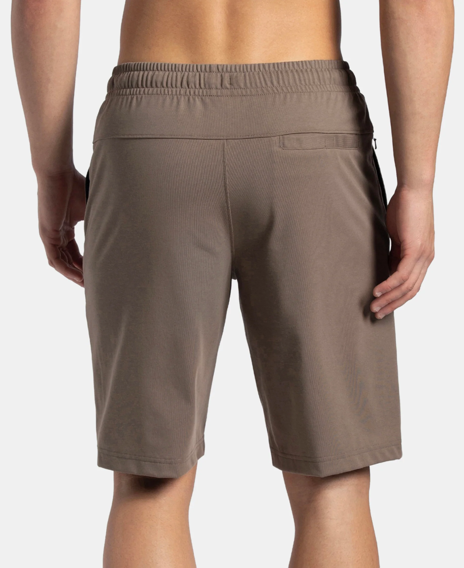 Super Combed Cotton Rich Shorts with StayFresh Treatment - Dark Khaki - Image 3