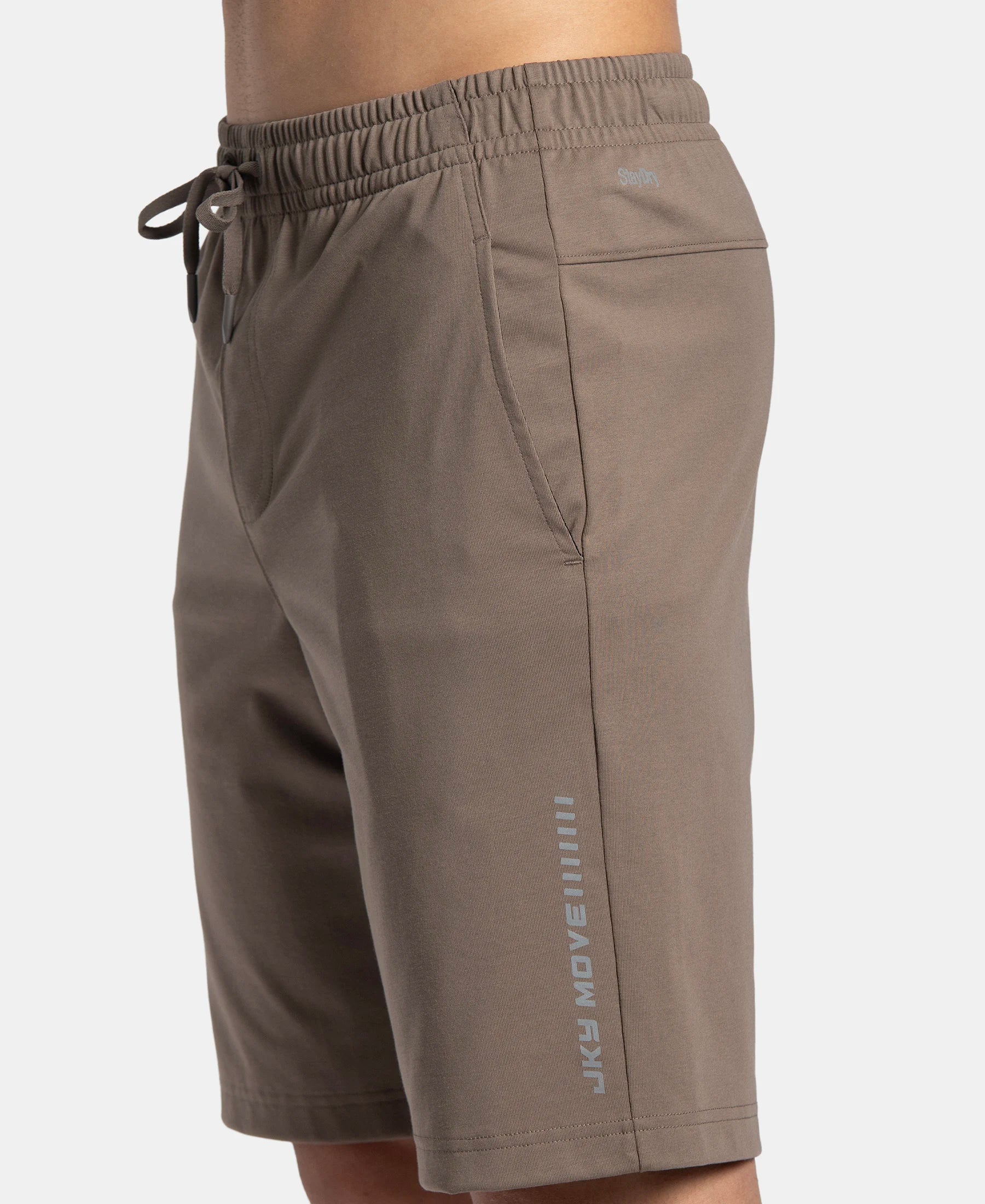 Super Combed Cotton Rich Shorts with StayFresh Treatment - Dark Khaki - Image 7
