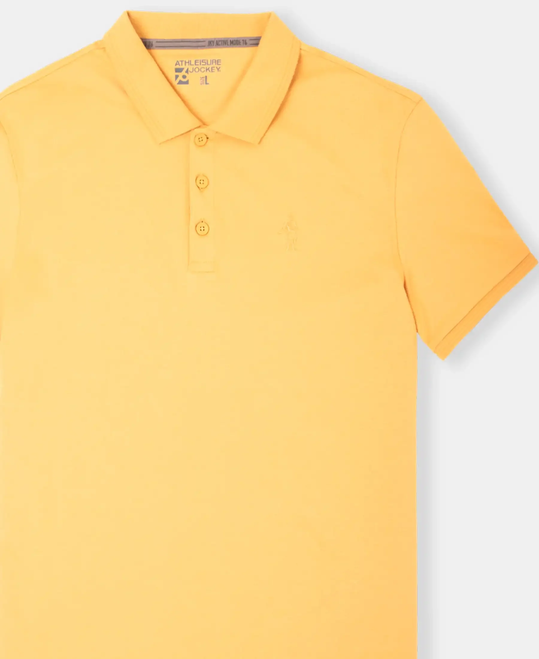 Super Combed Cotton Rich Solid Half Sleeve Polo T-Shirt - Oak Buff - Image 8