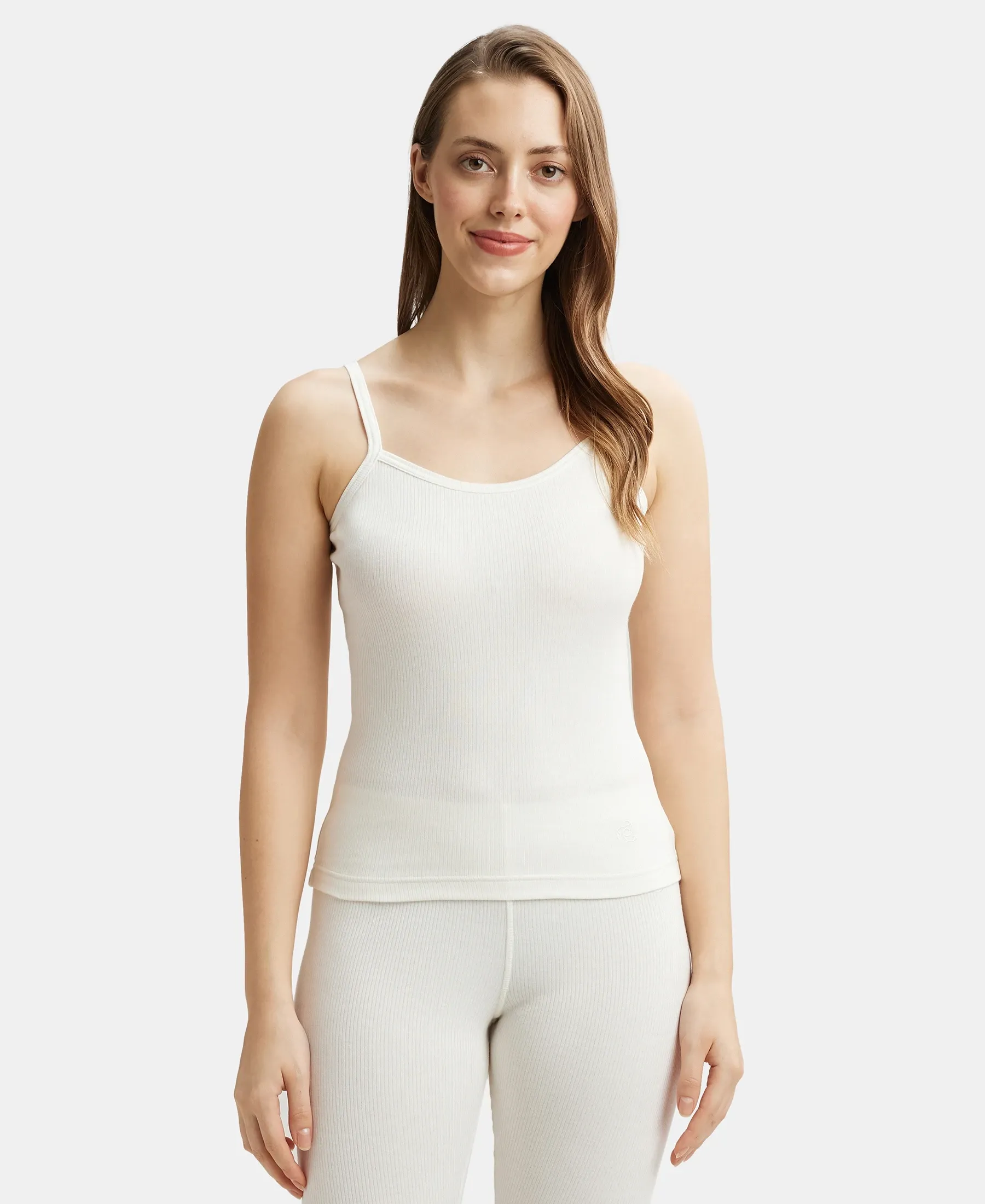 Extra Warmth Super Combed Cotton Rich Thermal Camisole with StayWarm Technology - Off White