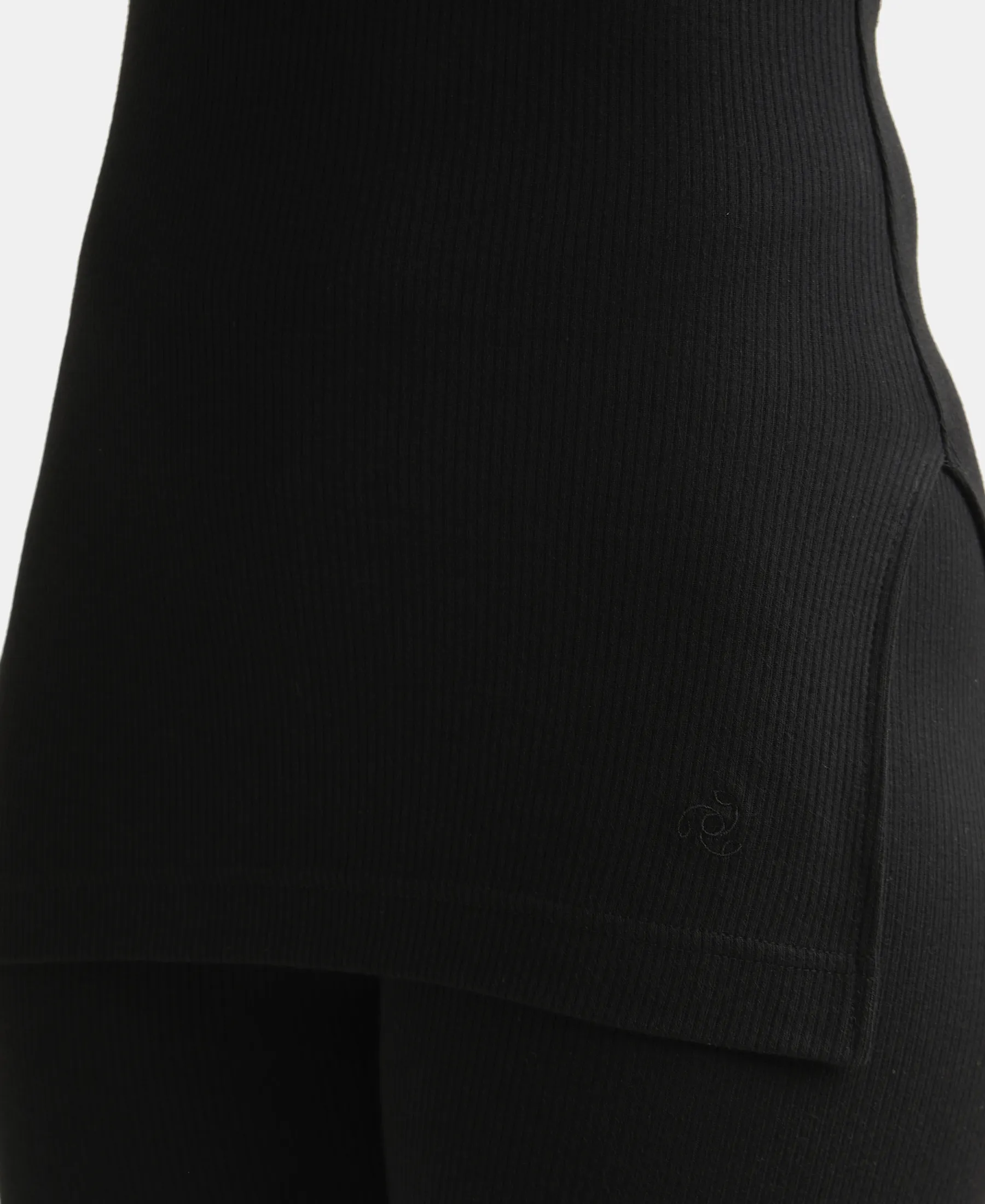 Extra Warmth Super Combed Cotton Rich Thermal Tank Top with StayWarm Technology - Black - Image 7