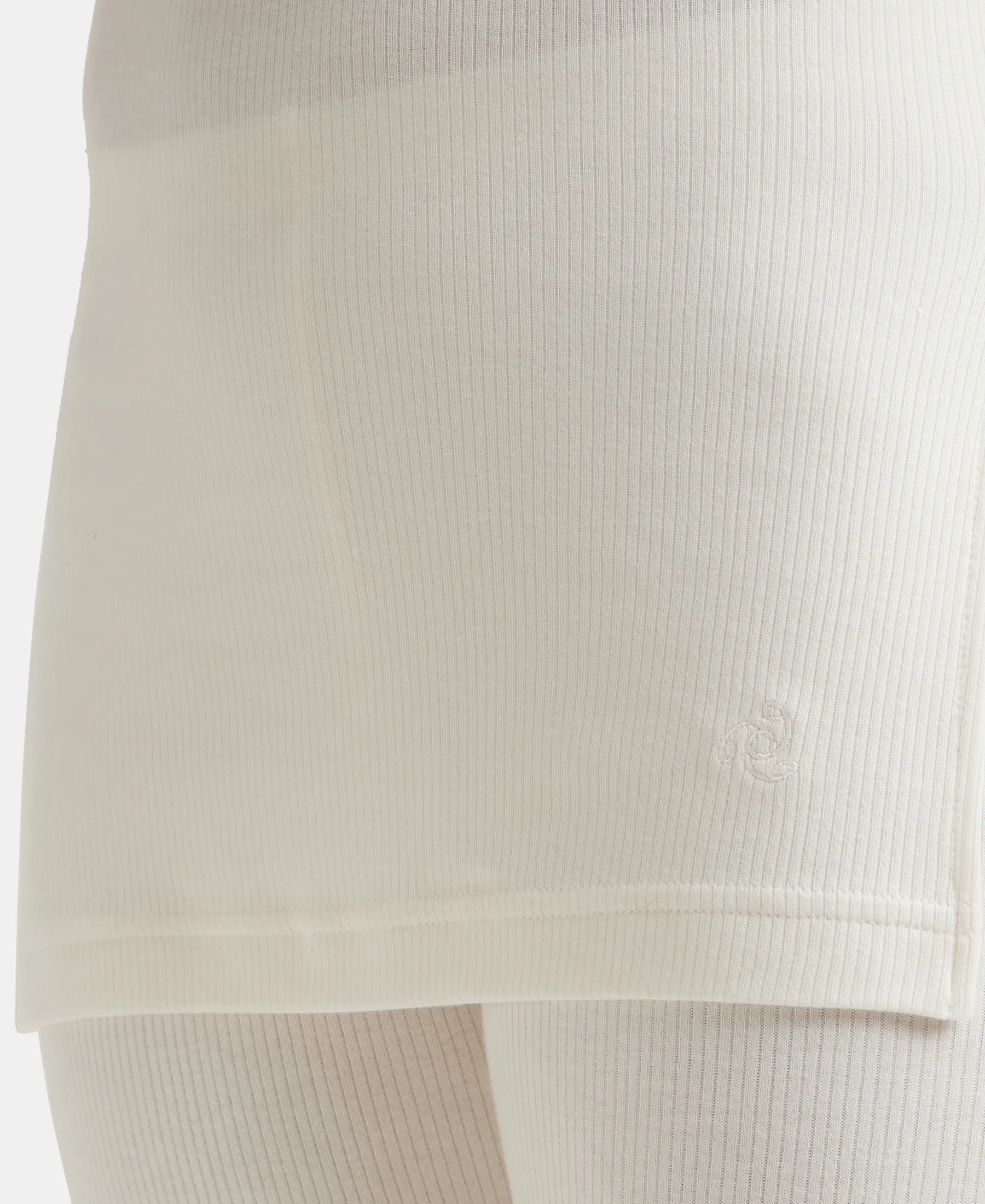 Extra Warmth Super Combed Cotton Rich Thermal Tank Top with StayWarm Technology - Off White - Image 7