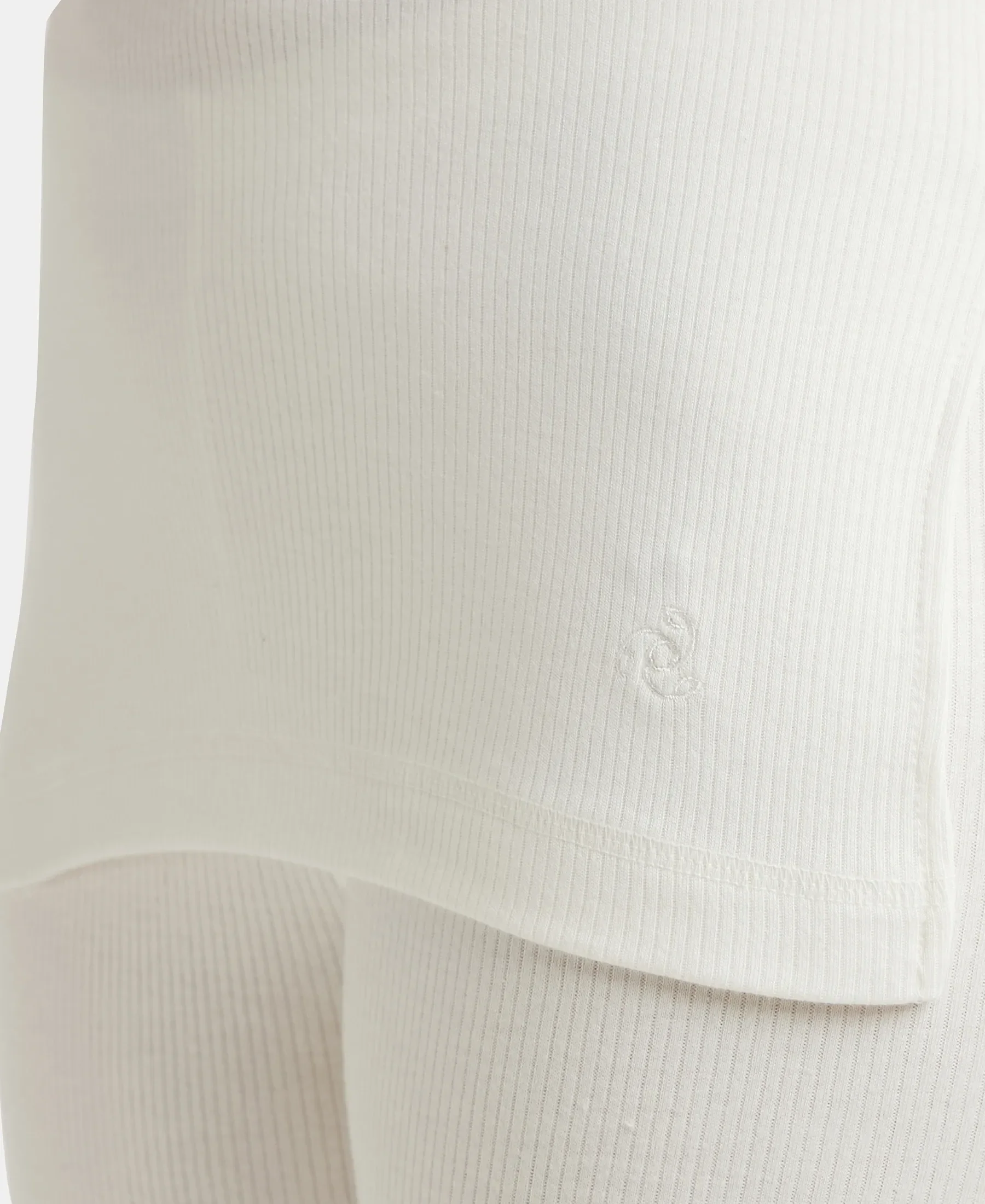 Extra Warmth Super Combed Cotton Rich Three Quarter Sleeve Thermal Top with StayWarm Technology - Off White - Image 7