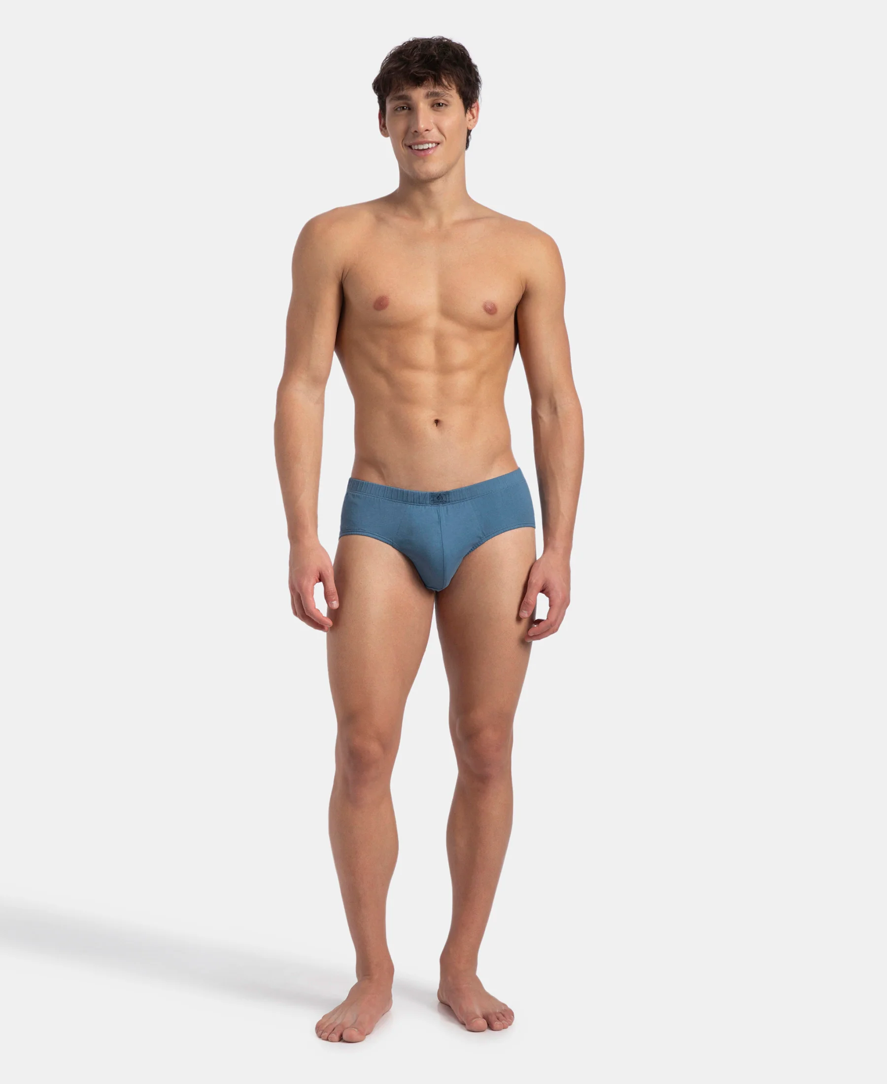 Super Combed Cotton Solid Brief with Ultrasoft Concealed Waistband - Stellar (Pack of 3) - Image 6