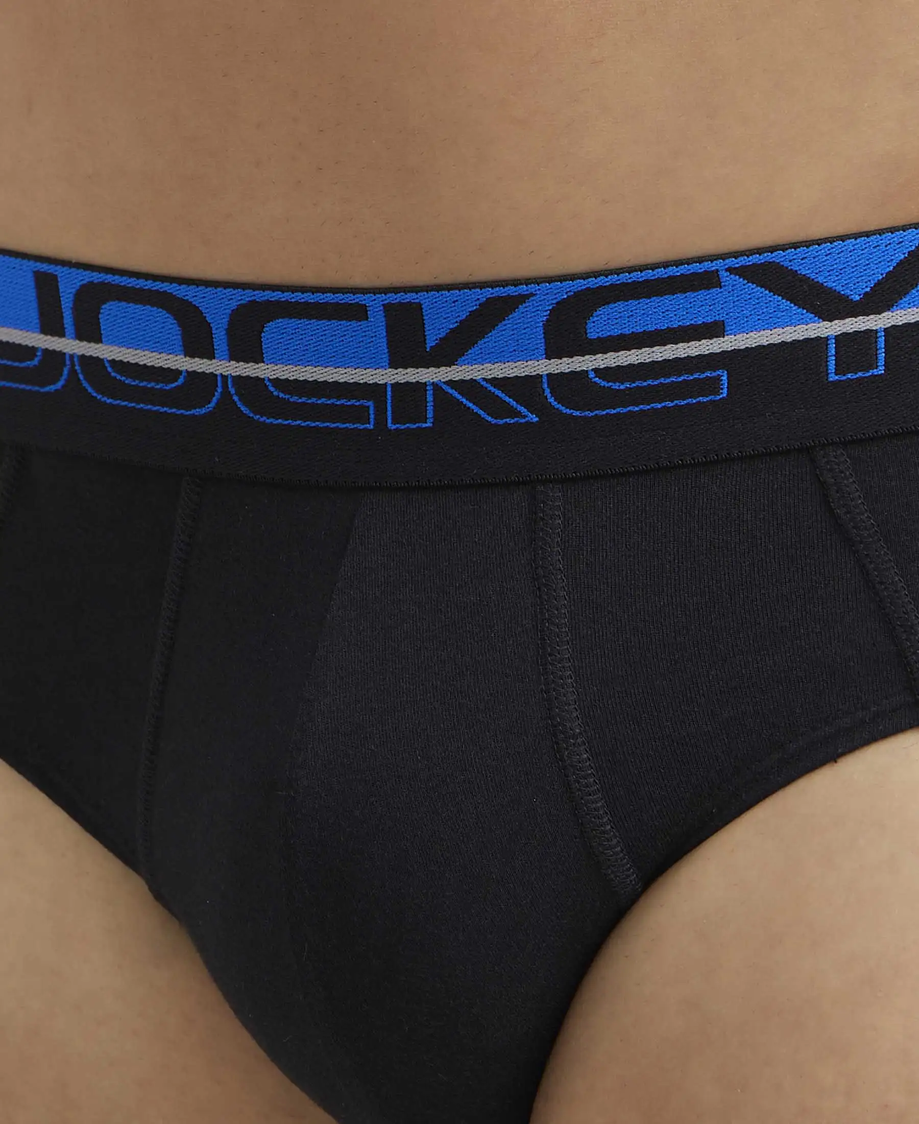 Super Combed Cotton Solid Brief with Ultrasoft Waistband - Black (Pack of 2) - Image 16