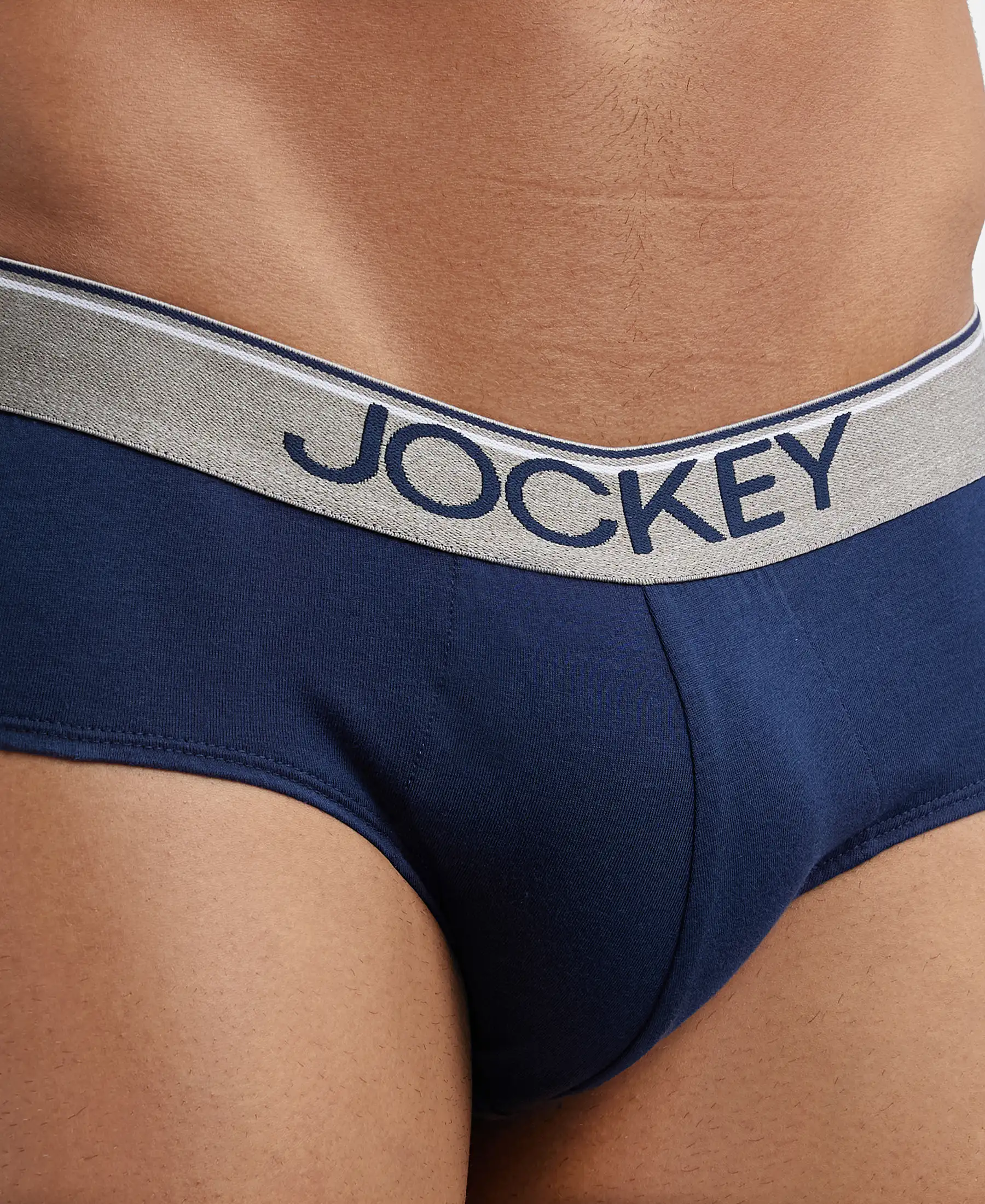 Super Combed Cotton Solid Brief with Ultrasoft Waistband - Deep Navy - Image 7