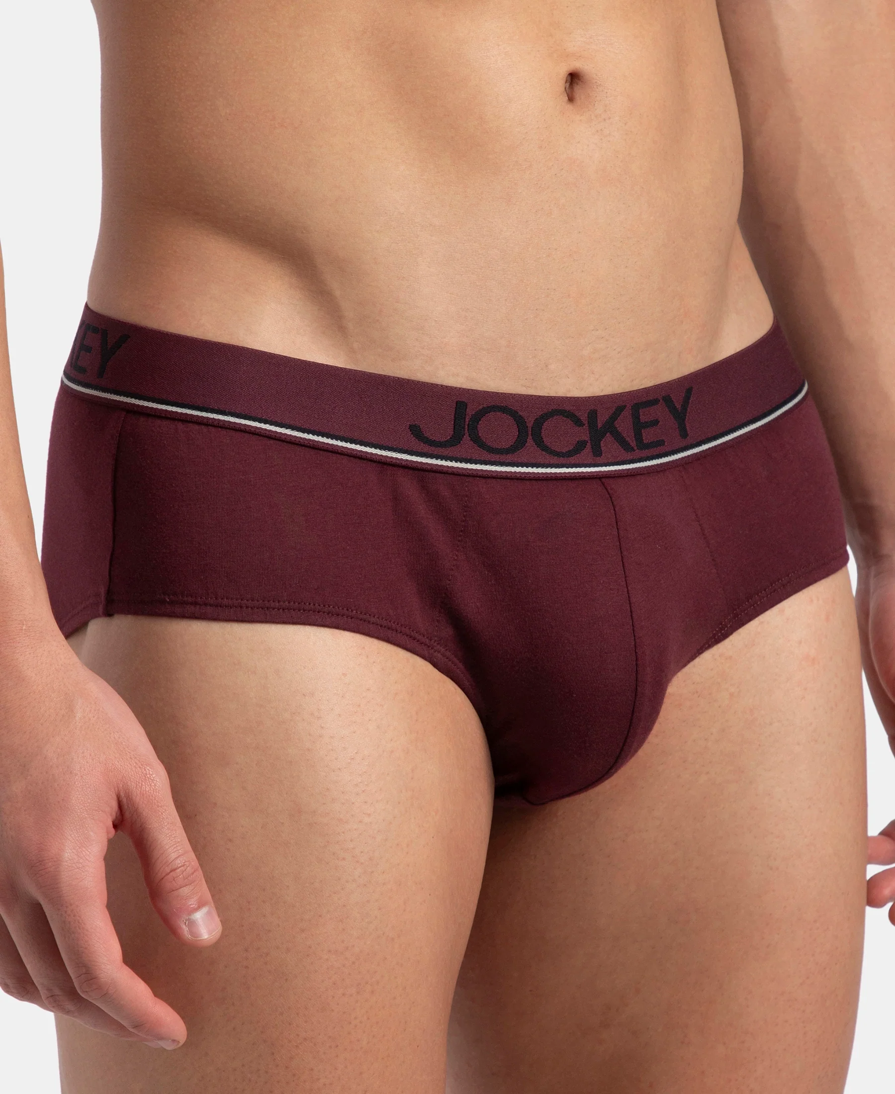 Super Combed Cotton Solid Brief with Ultrasoft Waistband - Port Royale - Image 7