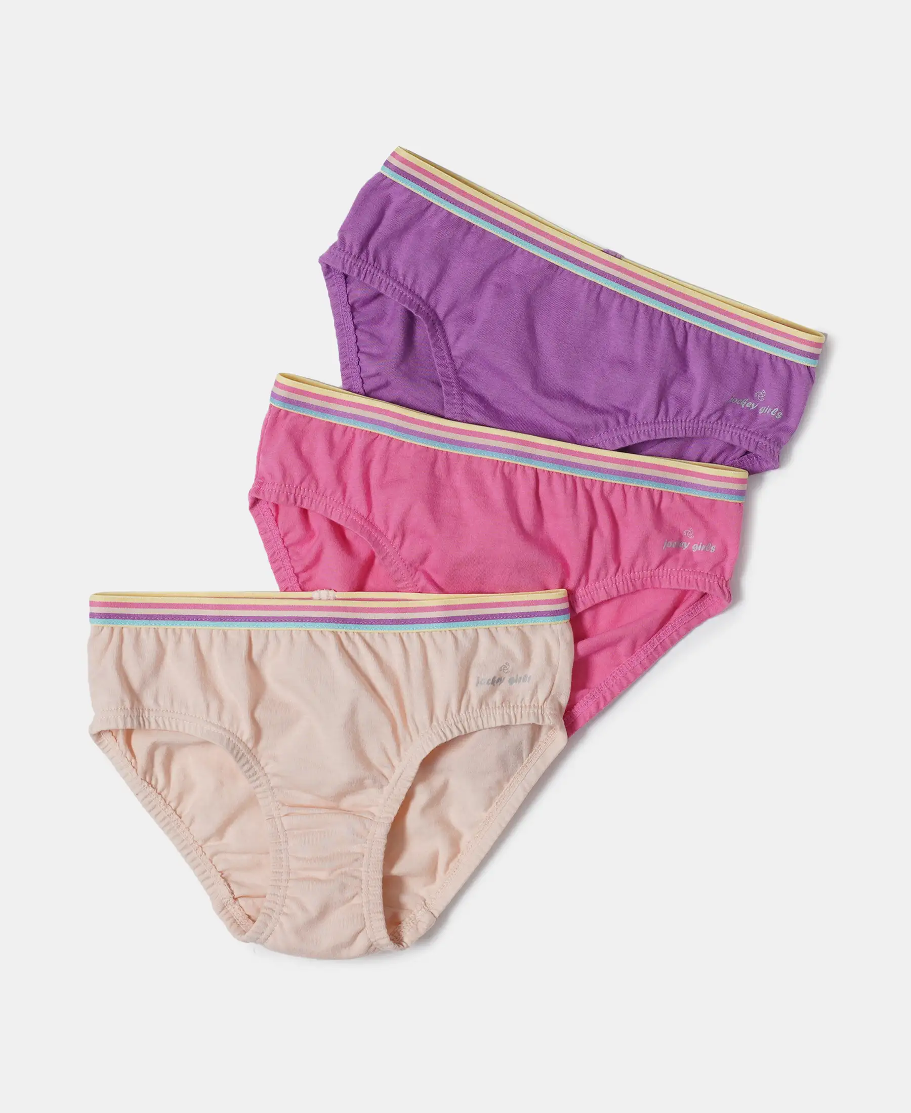 Super Combed Cotton Solid Panty with Ultrasoft Waistband - Assorted (Pack of 3) - Image 10