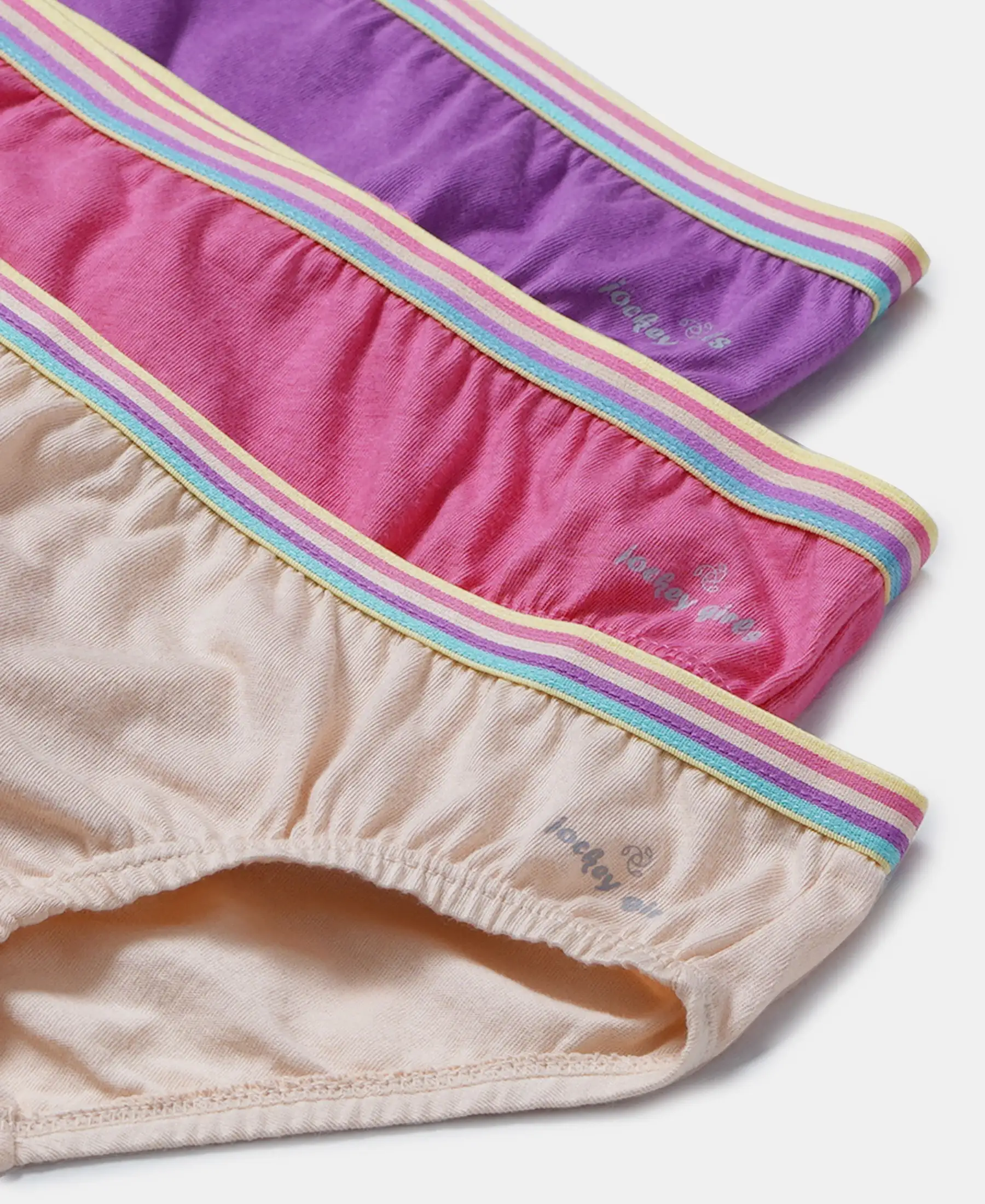 Super Combed Cotton Solid Panty with Ultrasoft Waistband - Assorted (Pack of 3) - Image 4