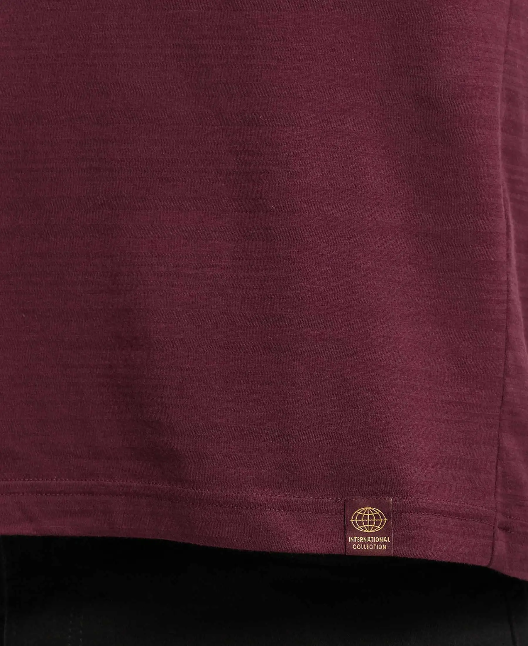 Super Combed Supima Cotton Solid Round Neck Full Sleeve T-Shirt - Wine Tasting - Image 7