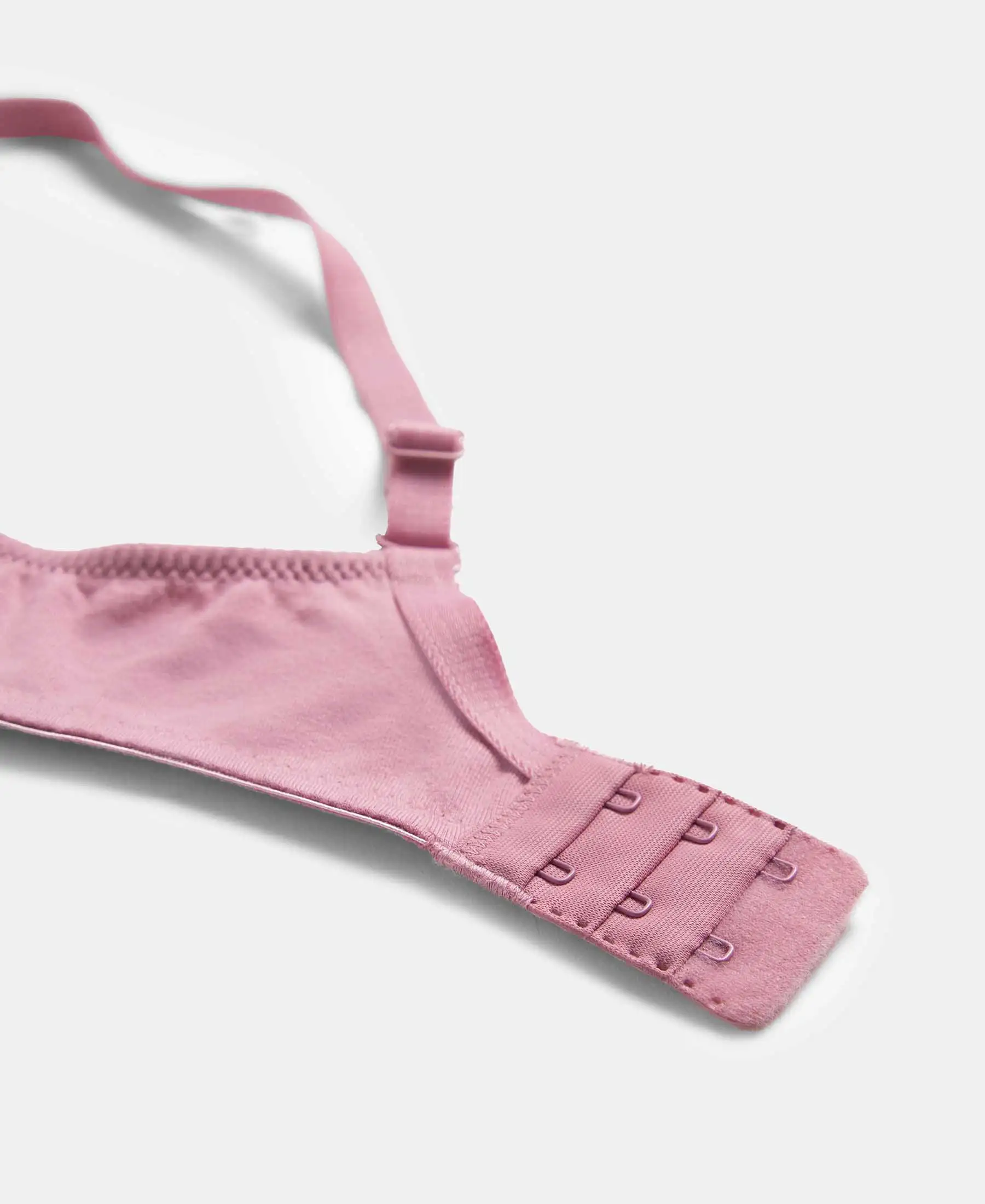Under-Wired Padded Super Combed Cotton Elastane Stretch Medium Coverage T-Shirt Bra with Detachable Straps - Heather Rose - Image 12